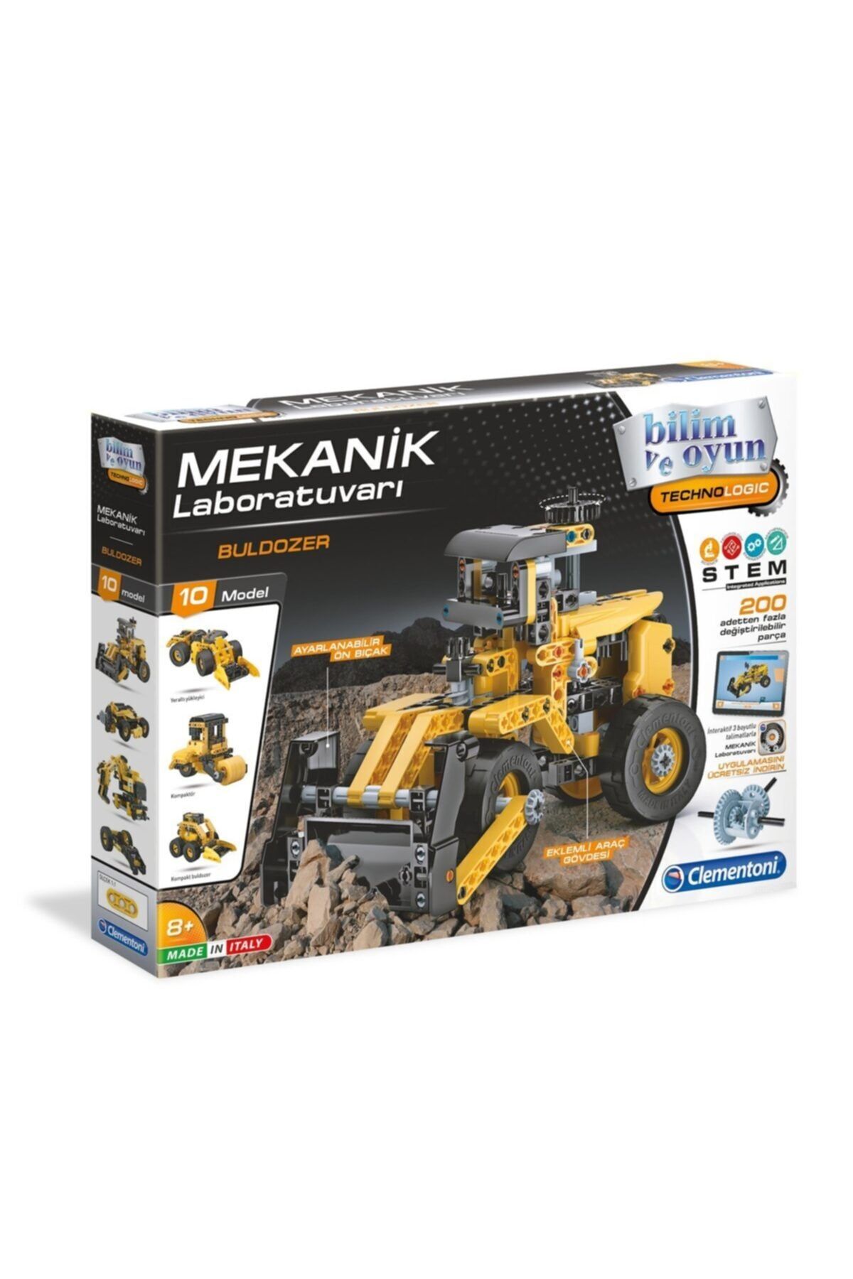 CLEMENTONI 64958 Mekanik Laboratuarı - Buldozer / +8 Yaş