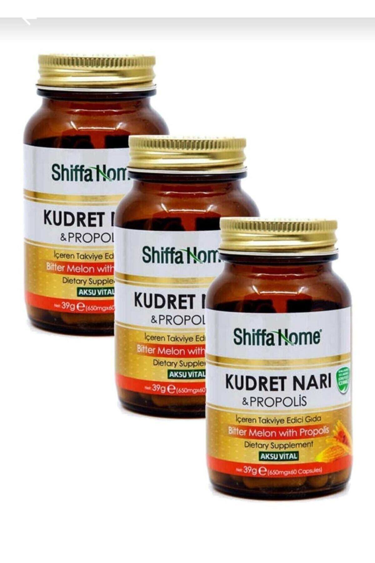 Shiffa Home 3 Adet Kudret Narı Propolisli 650 mg 60 Kapsül