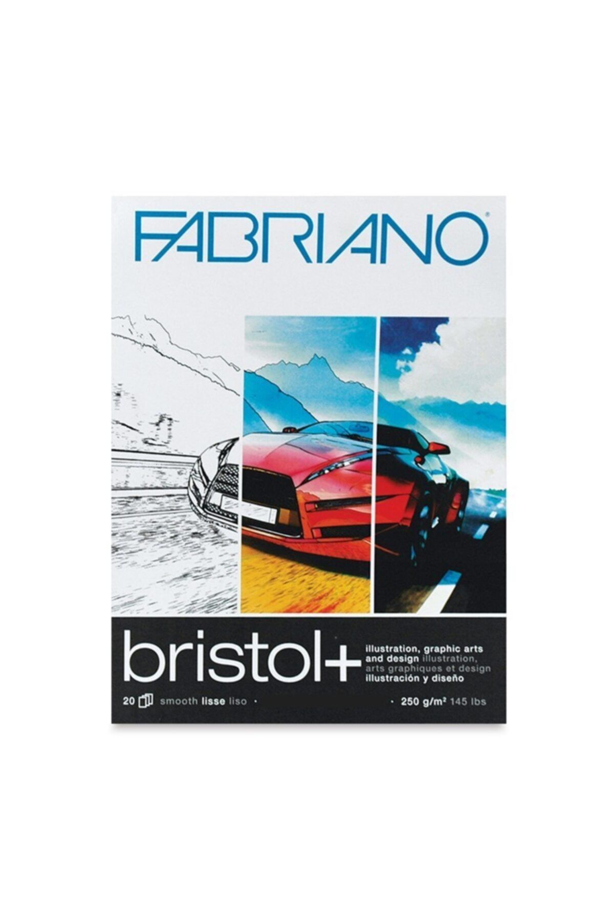 Fabriano : Bristol : Markör Bloğu : A3 : 250 gr : 20 Yaprak