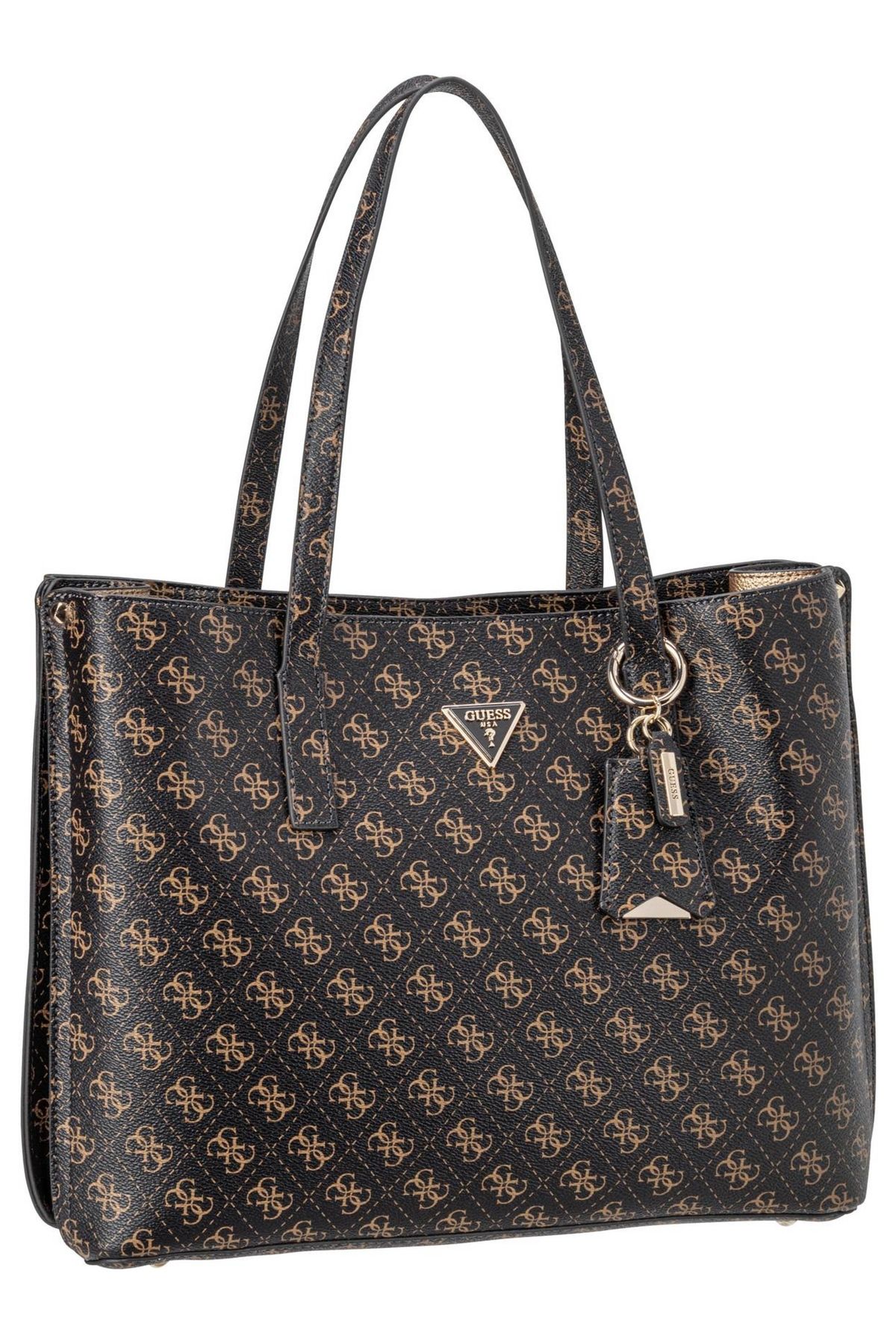 Guess Beach Bag Brown Plain Trendyol