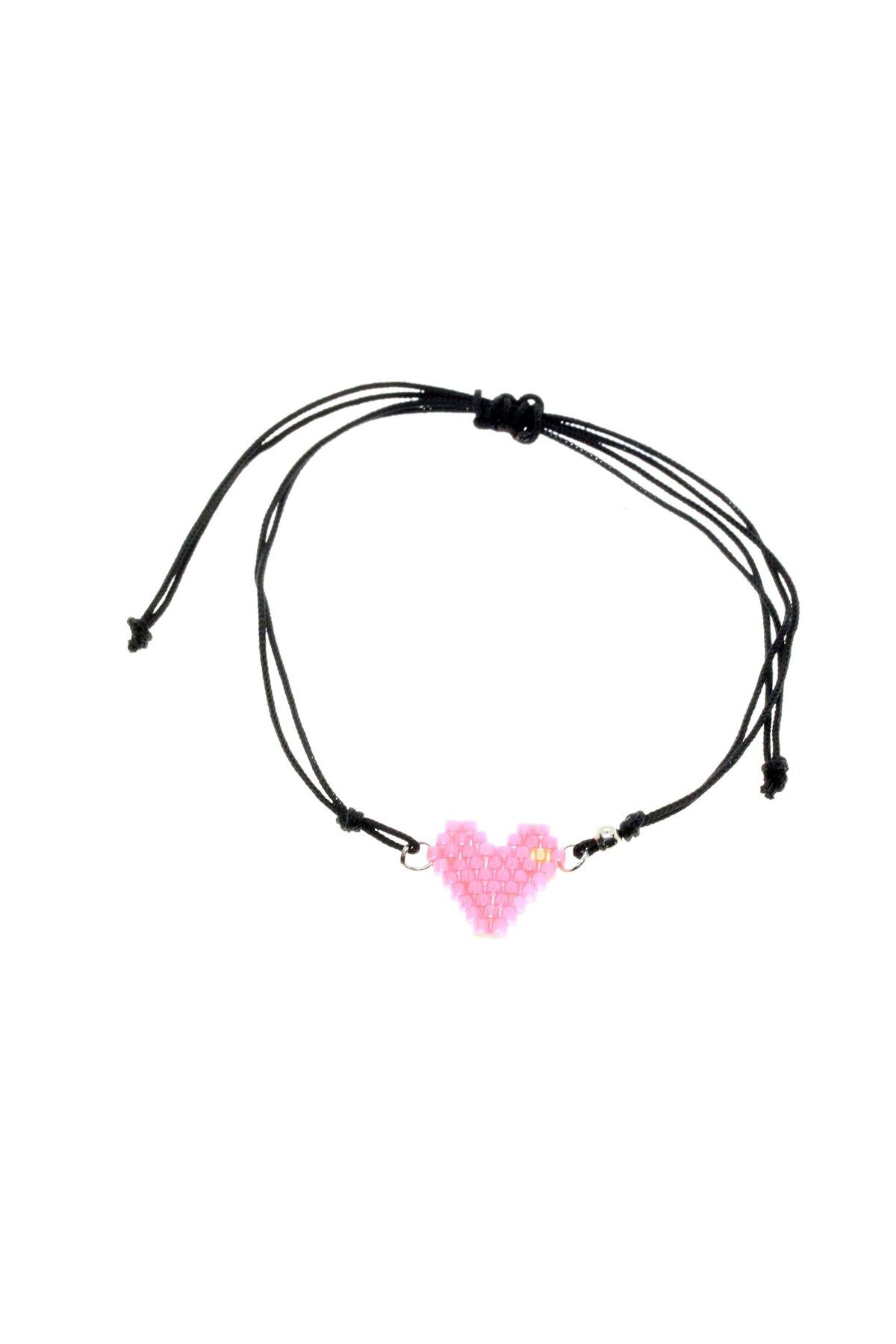 Pink heart bracelet hotsell