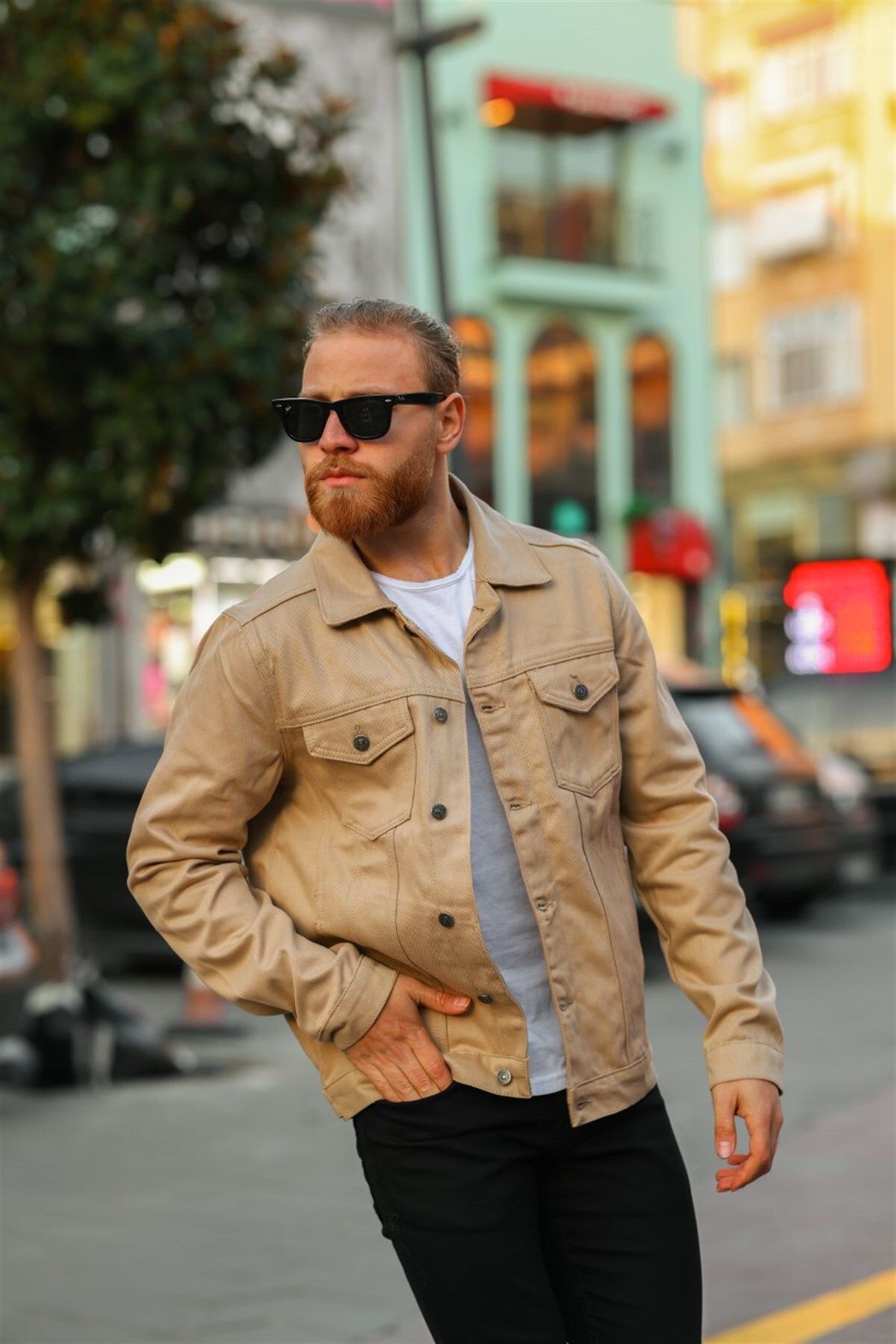 Mink hotsell denim jacket