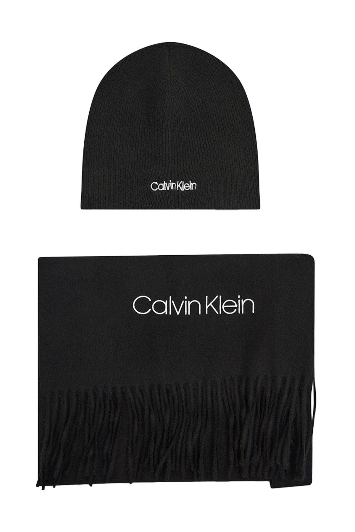 Calvin klein hat and scarf set store