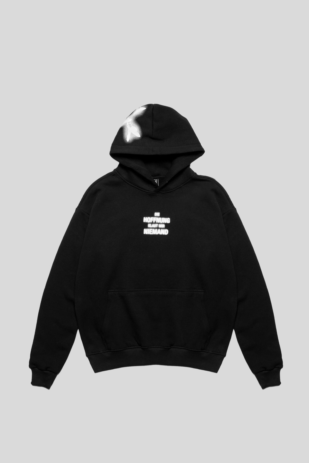 Unisex black hot sale hoodie