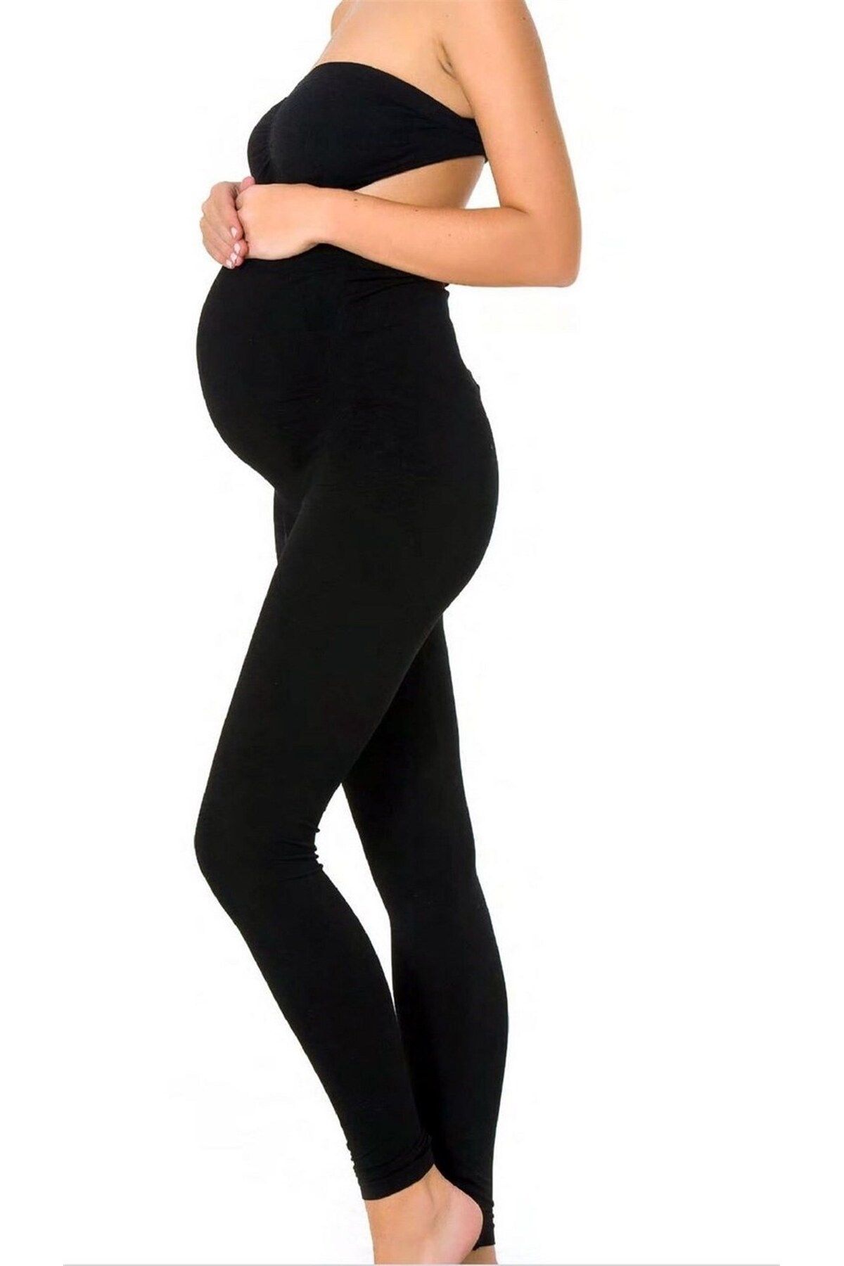 WorldOfOutdoor Maternity Leggings - Black - High Waist - Trendyol