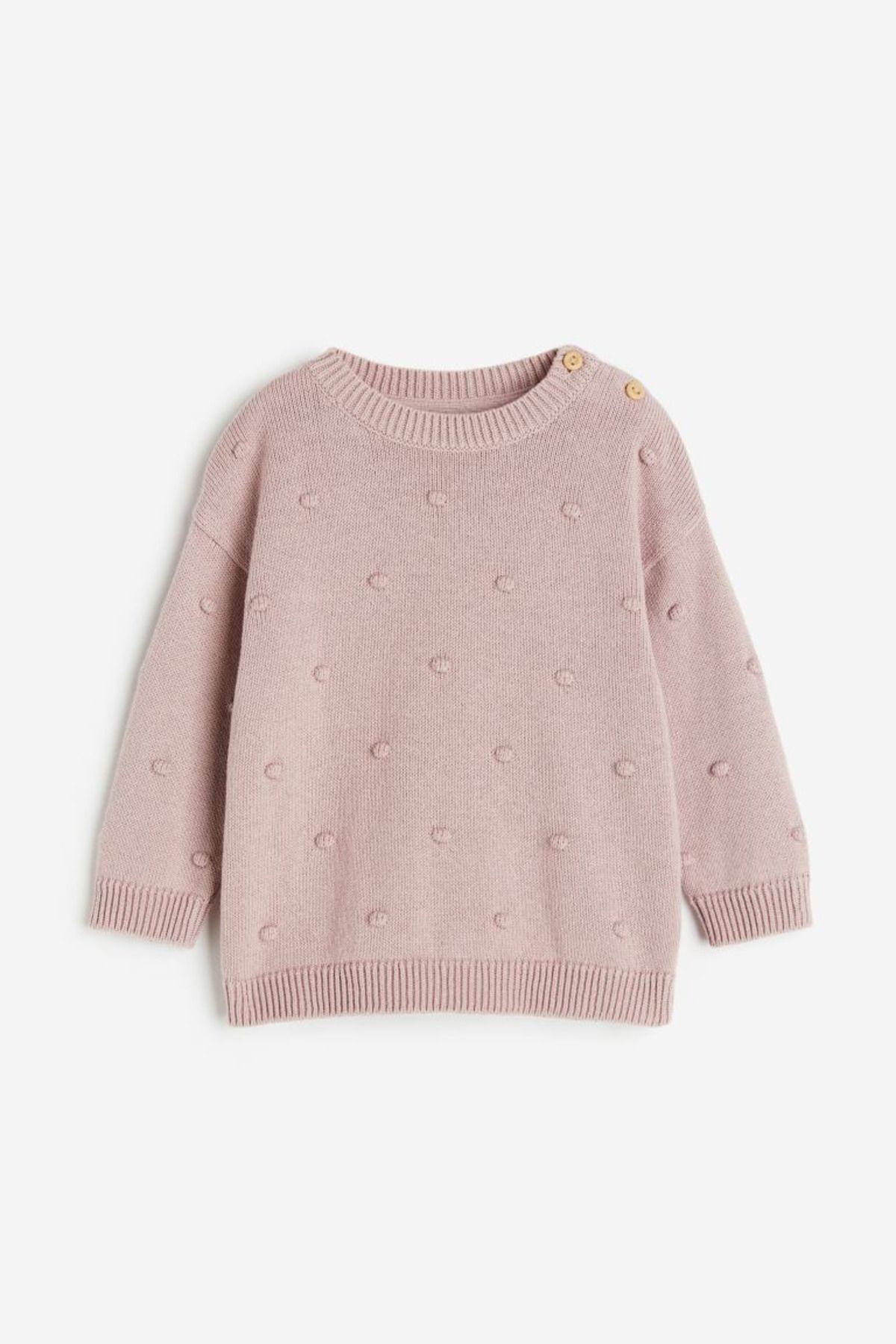 H M Baby Girl Cotton Soft Knitwear Sweater Trendyol
