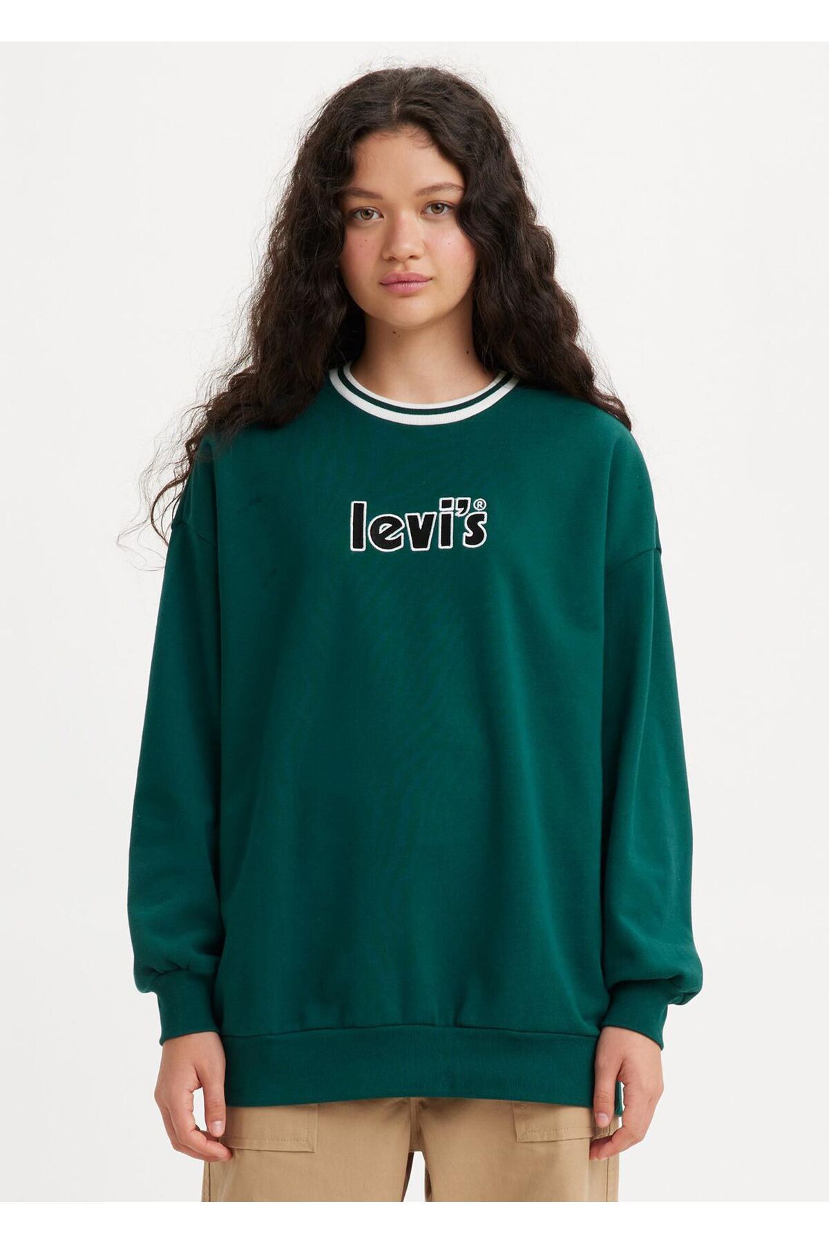 Levi's sweatshirt green shop