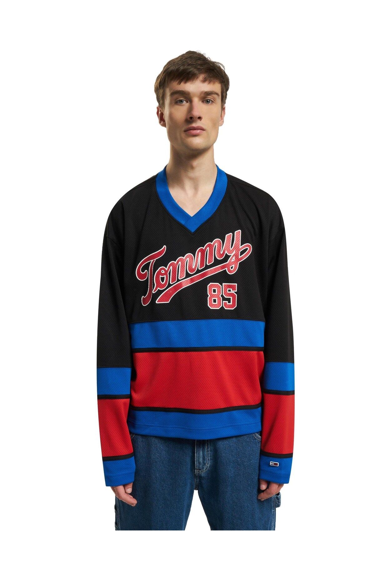 Tommy Hilfiger Sweatshirt Black Relaxed fit Trendyol