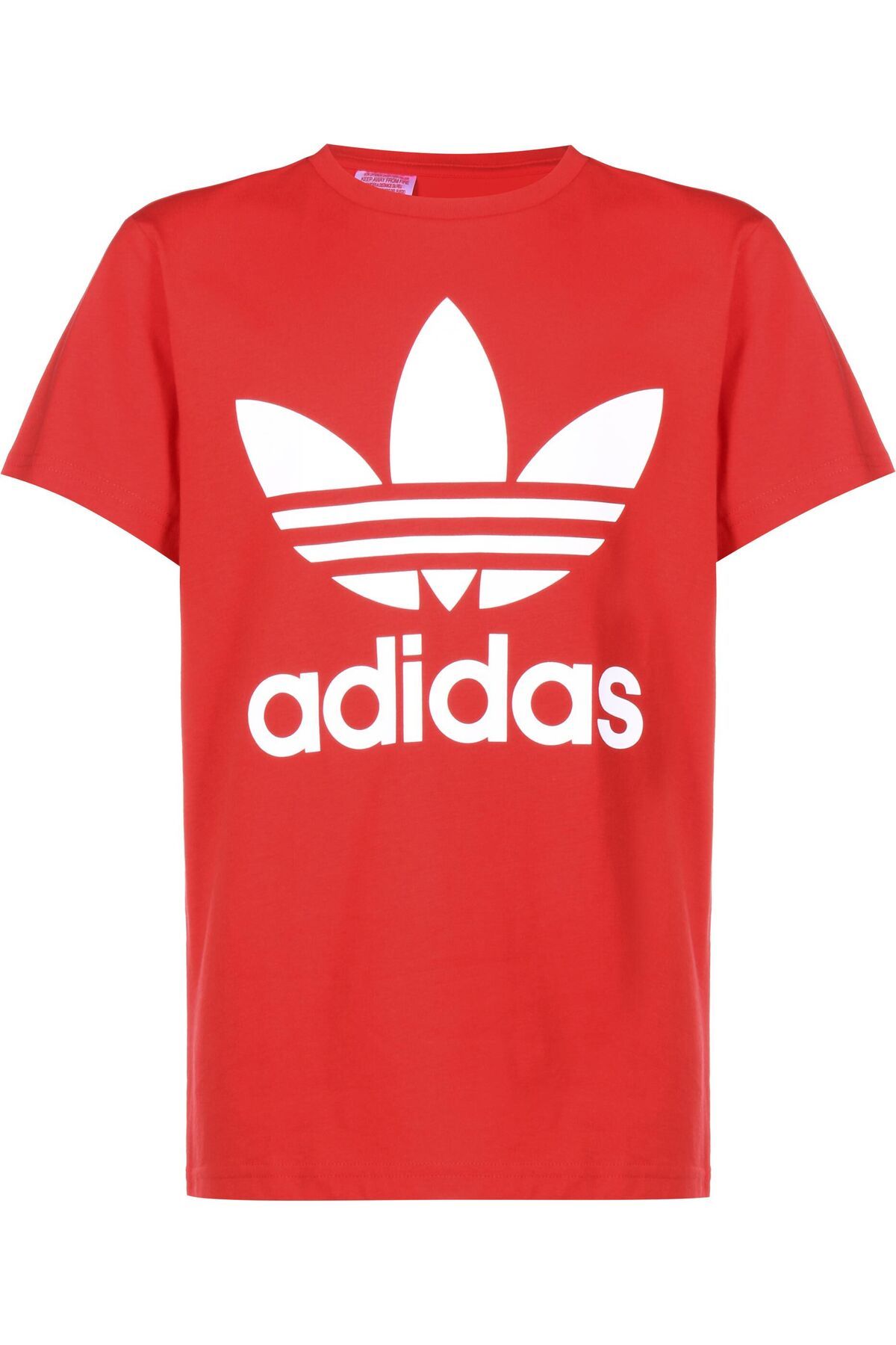 Adidas t shirt red cheap and white