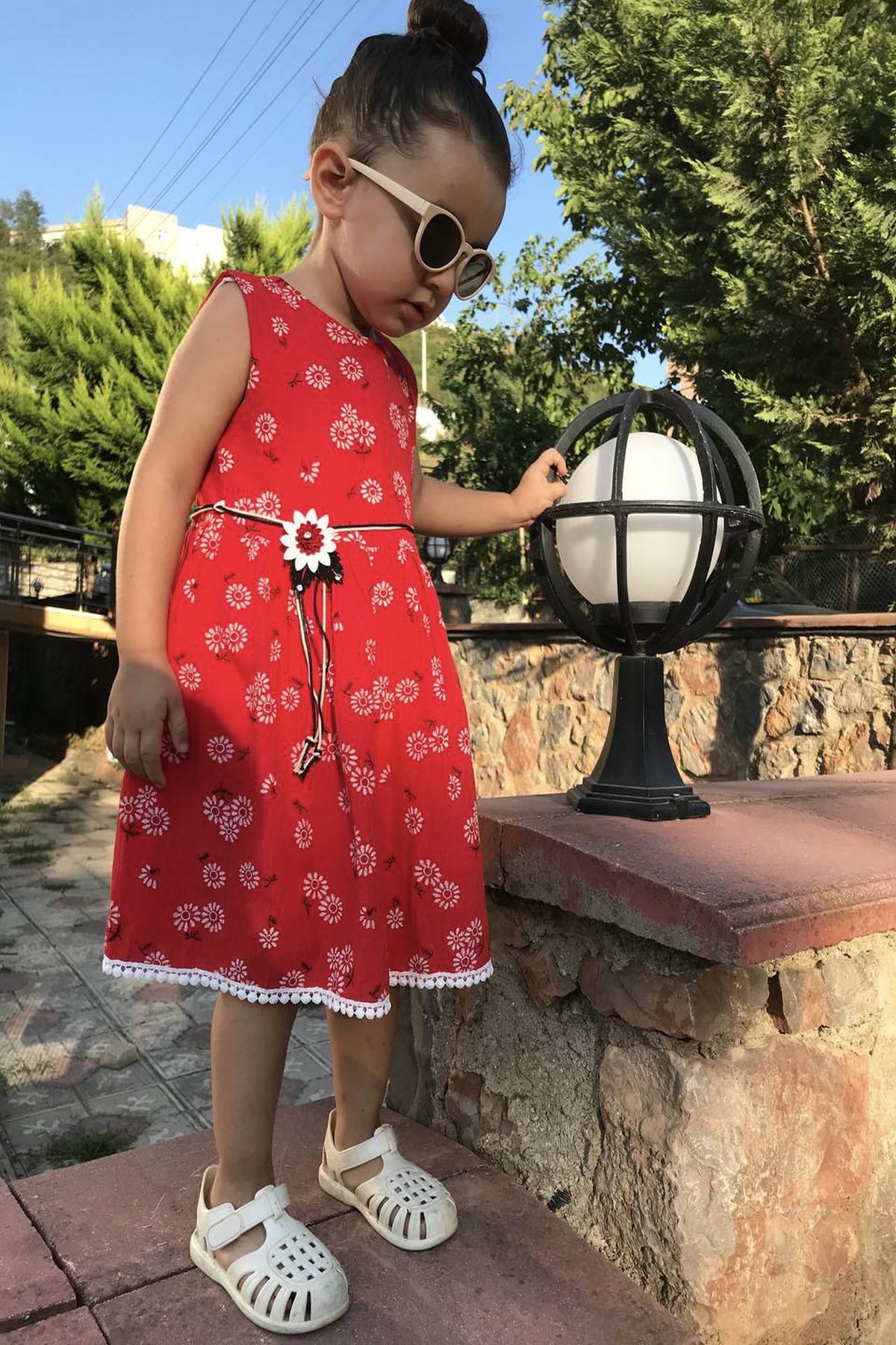 Red toddler hot sale summer dress