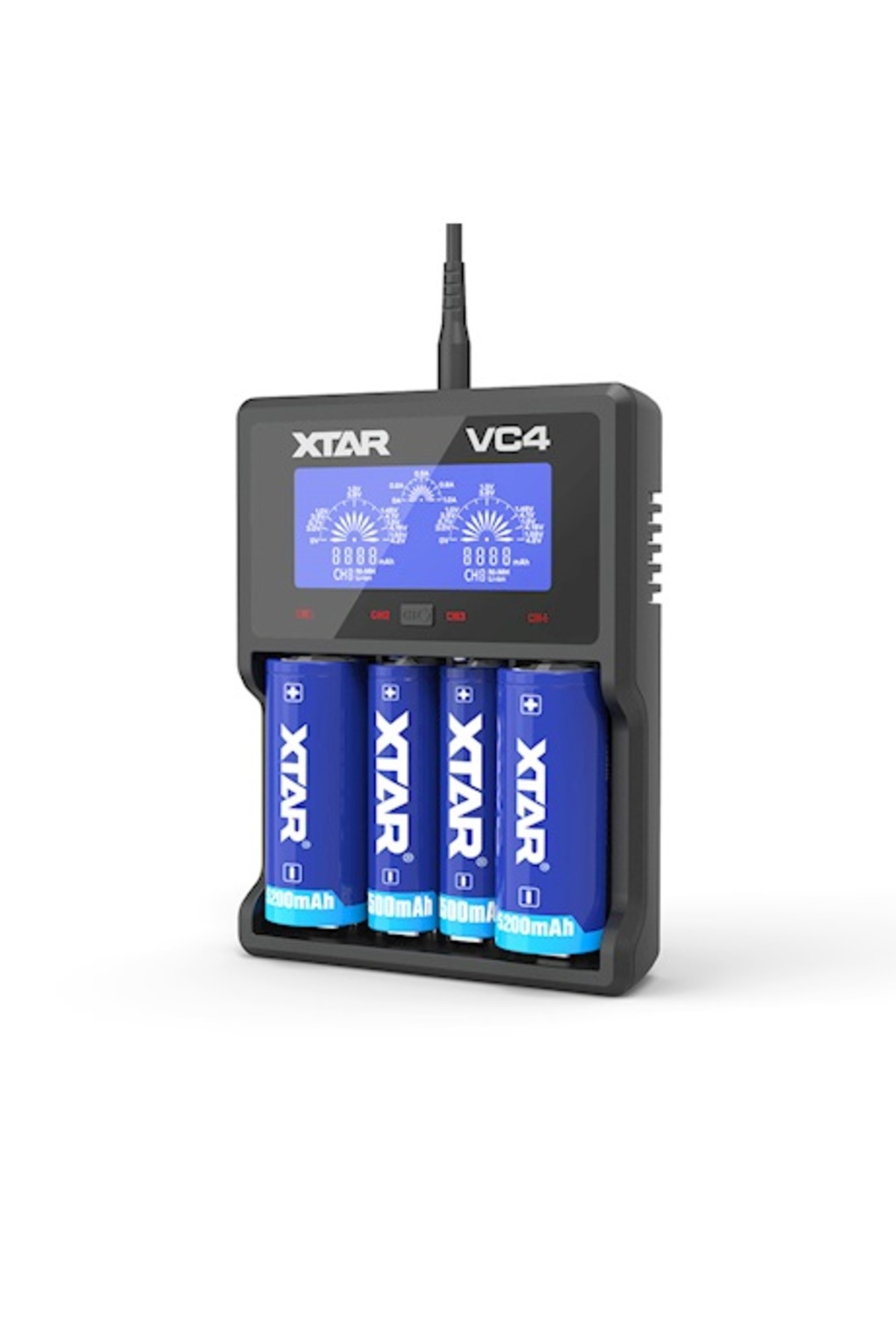XTAR Vc4 Universal Pil Şarj Cihazı / Li-ion Ve Ni-cd /ni-mh