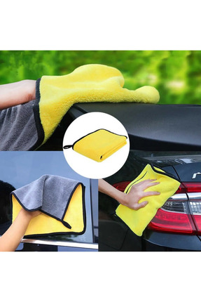 Premium Mikrofiber Çift Taraflı Kurutma Havlusu 50x70cm – 750 Araç Kurutma Havlusu Image 5