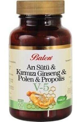 V-5 Arı Sütü Ginseng Polen Propolis Tablet 60 Kapsül Image 0