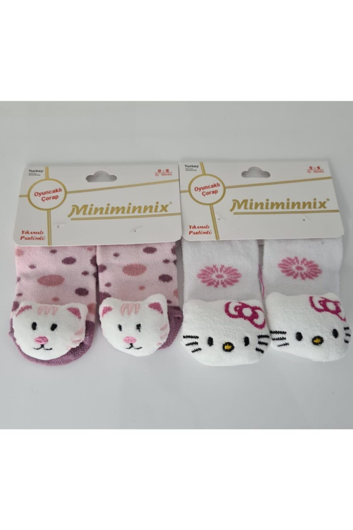 miniminnix kiz bebek oyuncakli corap 2 li paket fiyati yorumlari trendyol