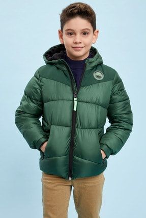 Name It Erkek Cocuk Suya Dayanikli Kurk Yakali Kislik Mont Sari Cslkids Com