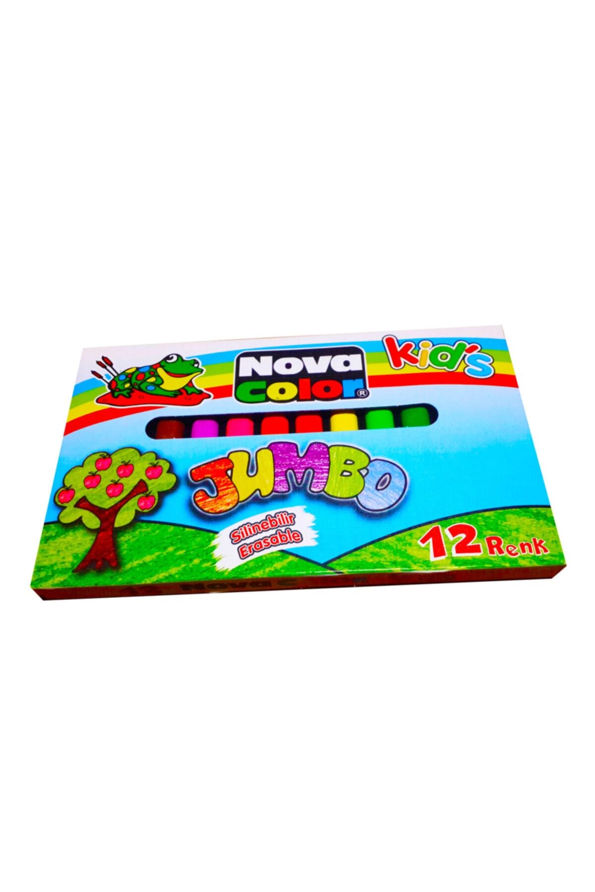 nova color kids jumbo silinenebilir mum crayon pastel boya 12 renk fiyati yorumlari trendyol