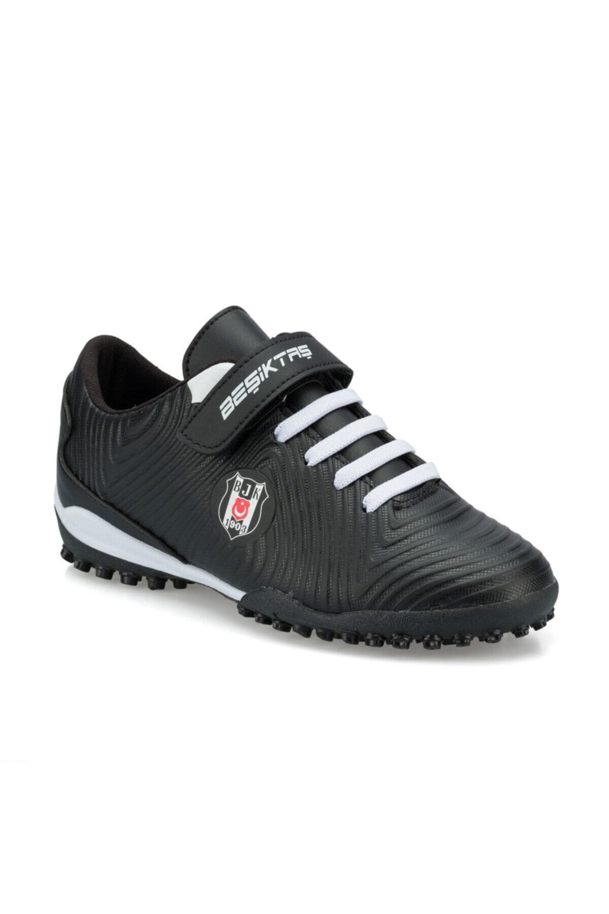 kinetix erkek cocuk siyah beyaz besiktas lisansli hali saha ayakkabisi fiyati yorumlari trendyol