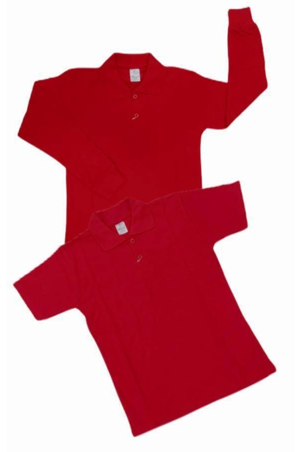 Ozkosekids Cocuk Kirmizi Uzun Kollu Polo Yaka T Shirt Trendyol