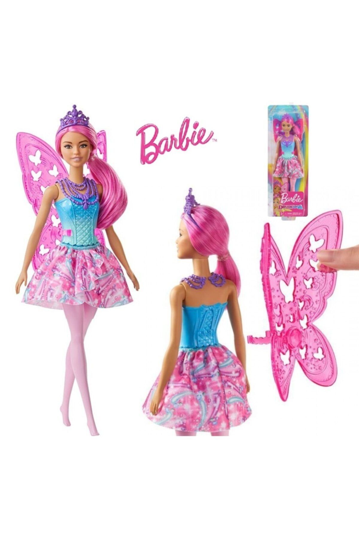 oyuncaksahili barbie dreamtopia peri bebek orijinal barbie kanatli bebek 29cm fiyati yorumlari trendyol