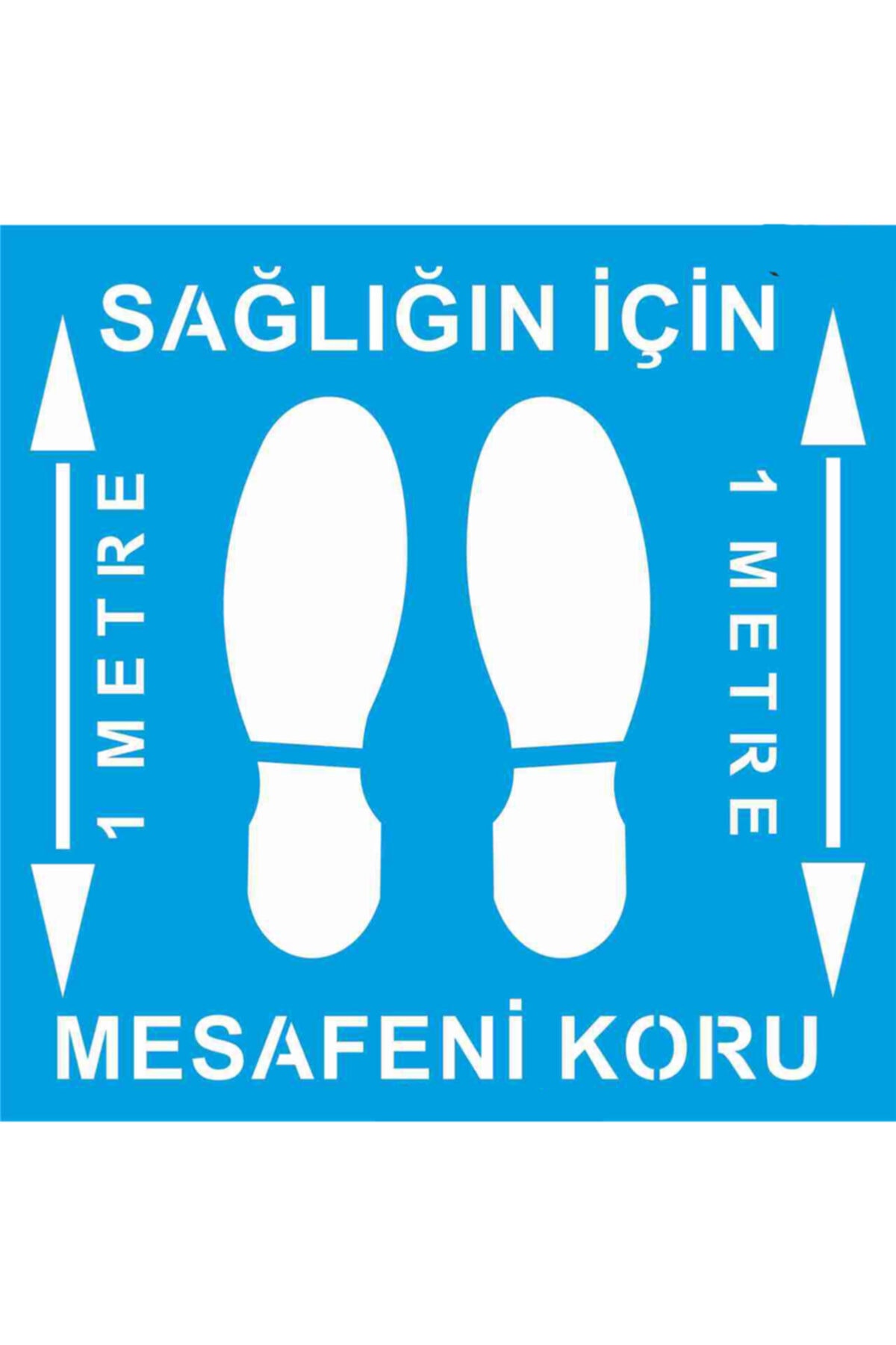 Stencil Sepeti Korona Mesafesi Stencil Boyama Sablonu 30x30 Cm Fiyati Yorumlari Trendyol