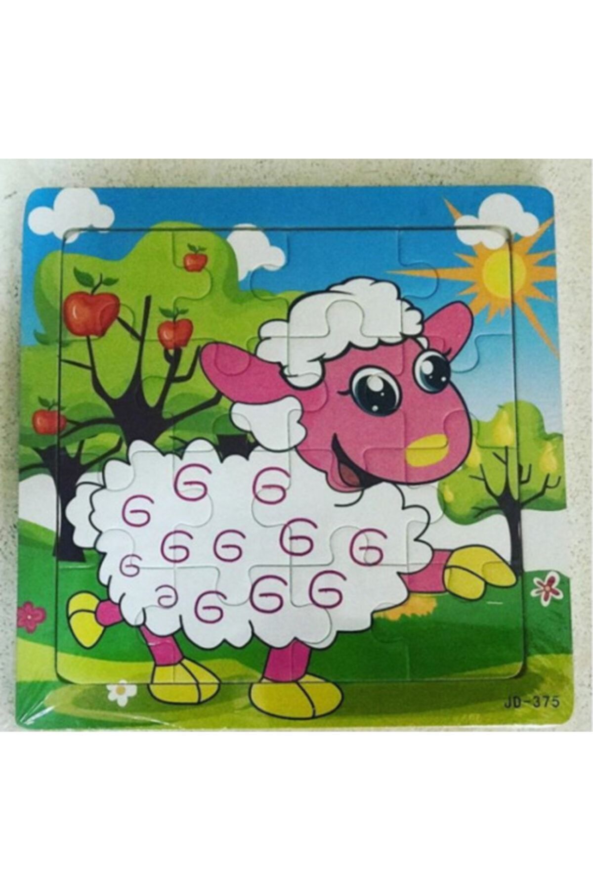 ertan ithalat koyun figurlu 16 parca ahsap mini puzzle fiyati yorumlari trendyol