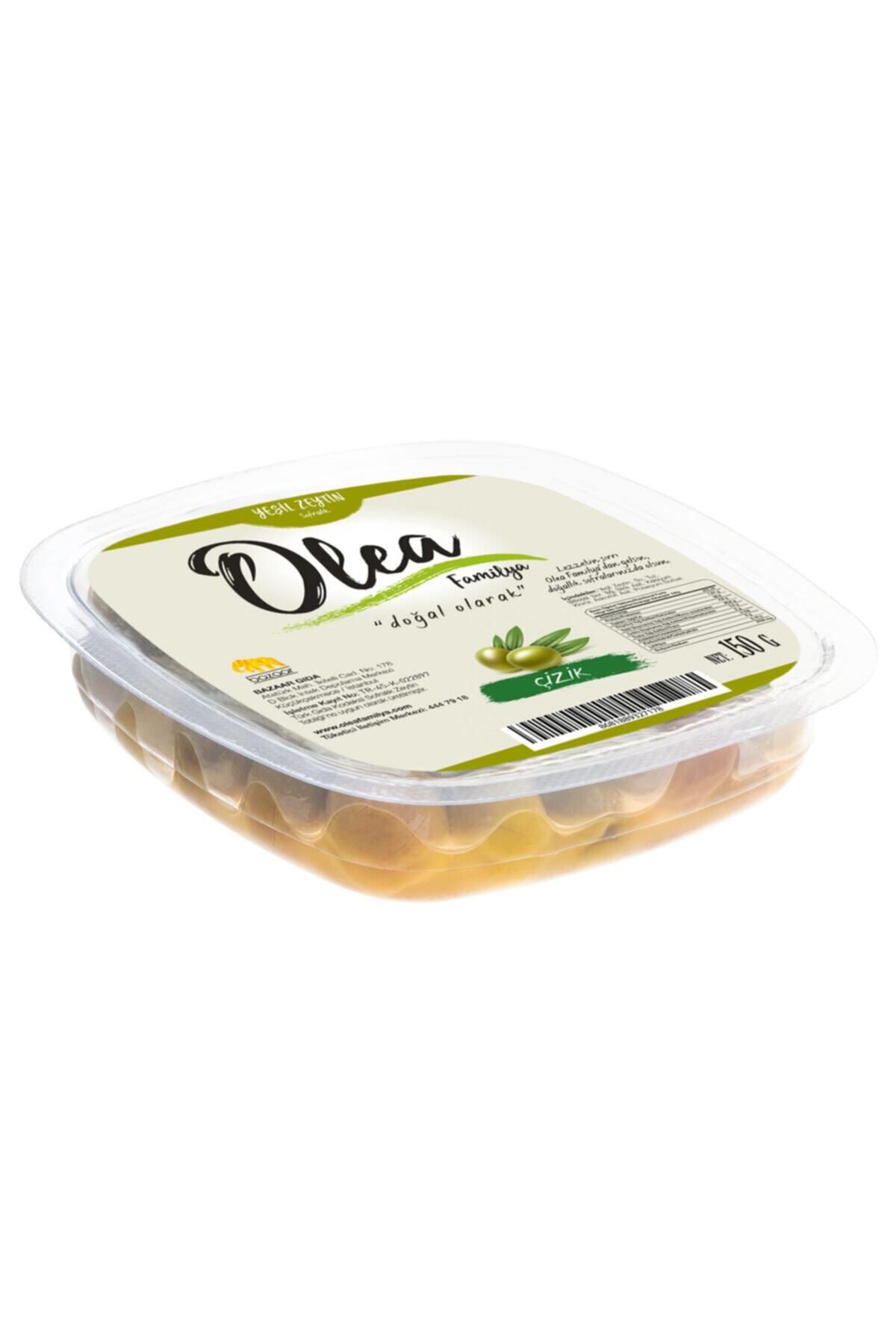 Olea Familya Yeşil Zeytin Çizik 150 gr