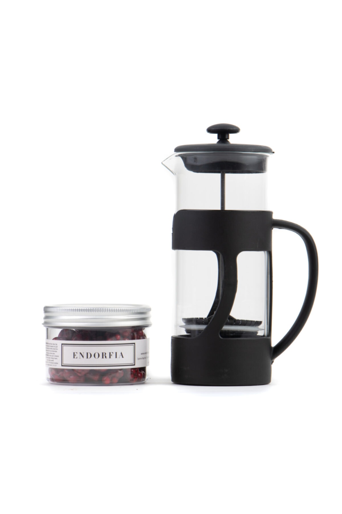 endorfia 500 Ml French Press Ve Böğürtlen Draje