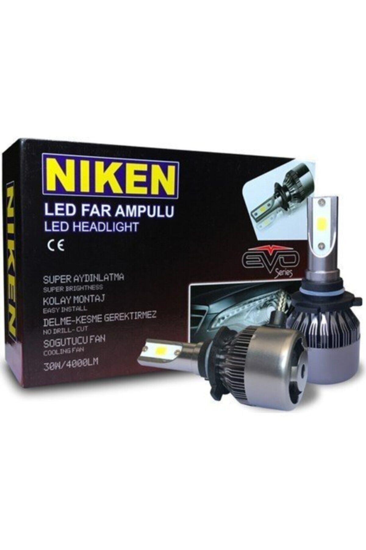 Niken H11 Led Xenon Beyaz Oto Far Ampulu Zenon Evo Series