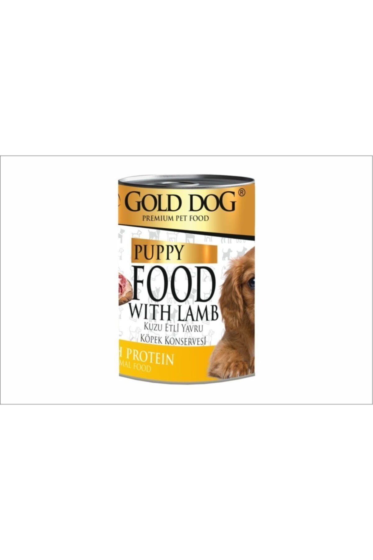 Golddog Kuzu Etli Yavru Köpek Konserve 415 Gr.
