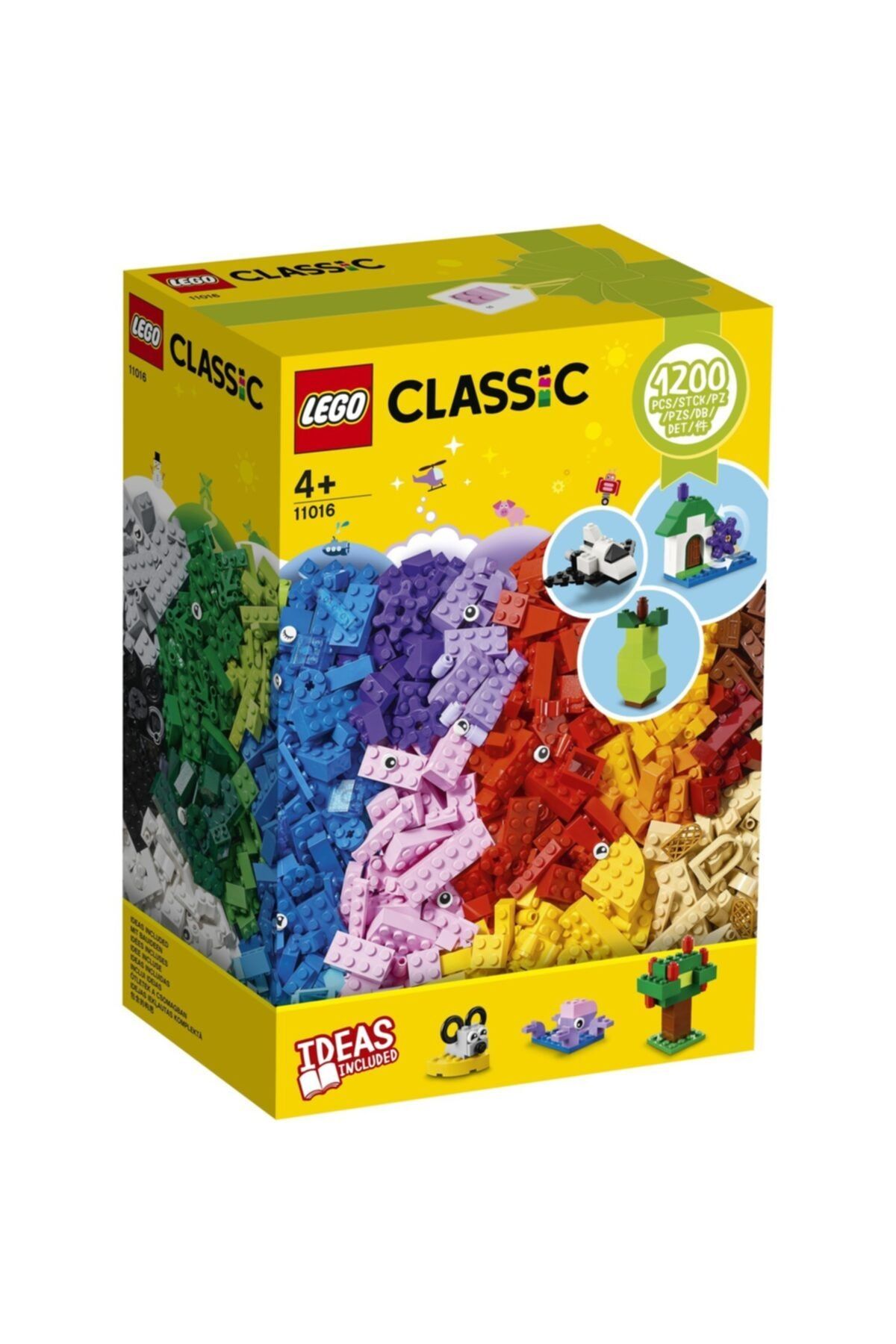 LEGO Classic Yaratıcı Yapım Parçaları Kutusu 11016 - Çocuklar Için Oyuncak Yapım Seti(1200 Parça)