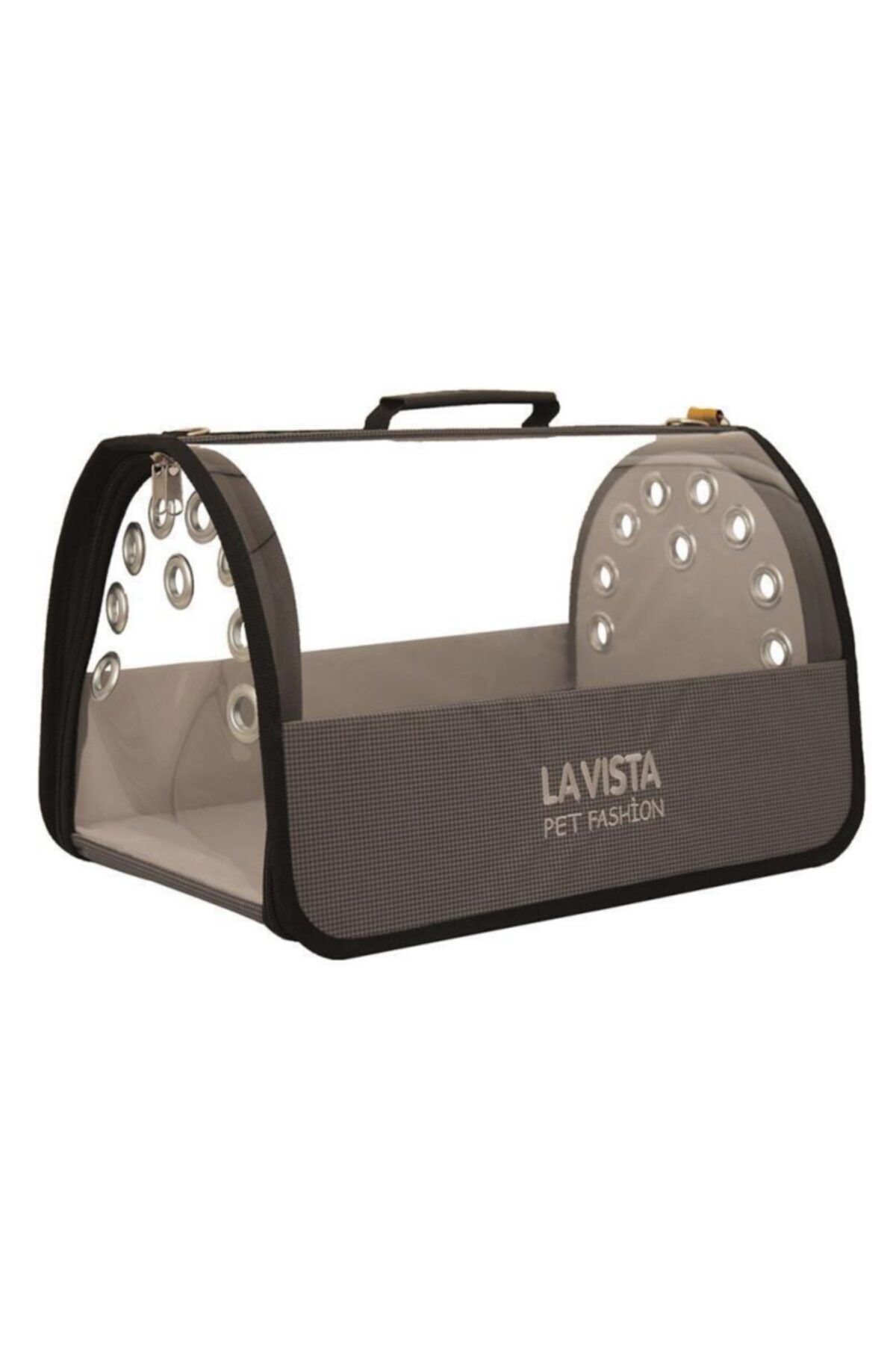 BEBEBEBEK Flybag Şeffaf Kedi Taşıma Çantası Gri 43*26*27cm