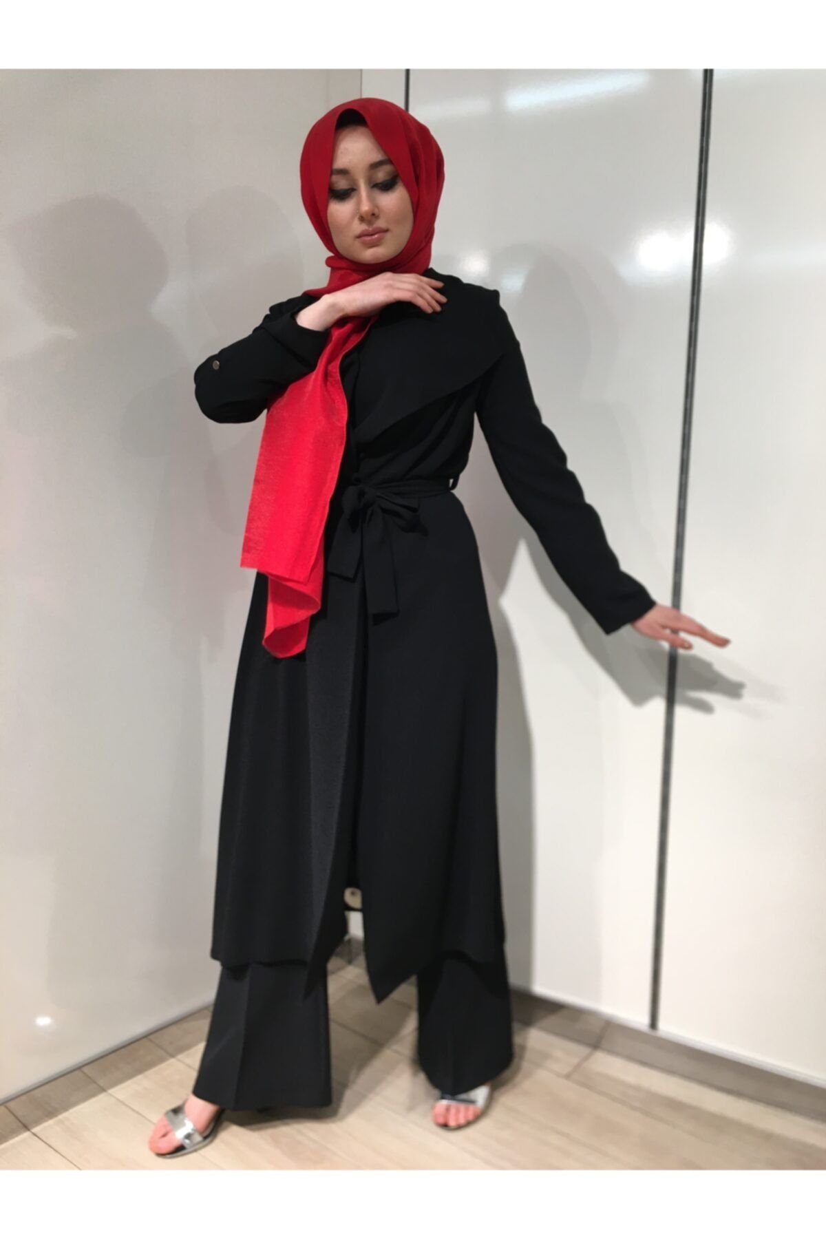 ÇAĞRI GİYİM Kadın Siyah Tesettür Kap