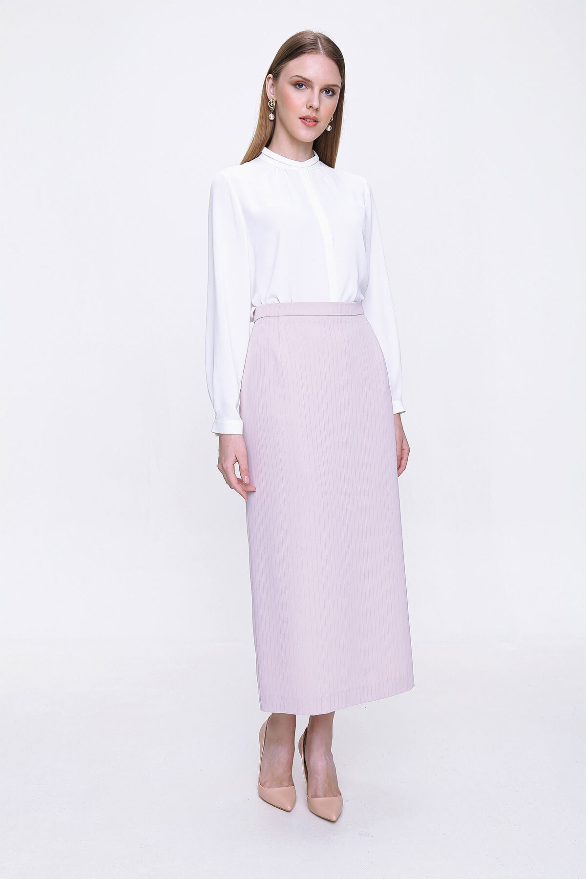 Aker Kadın Pembe  Etek