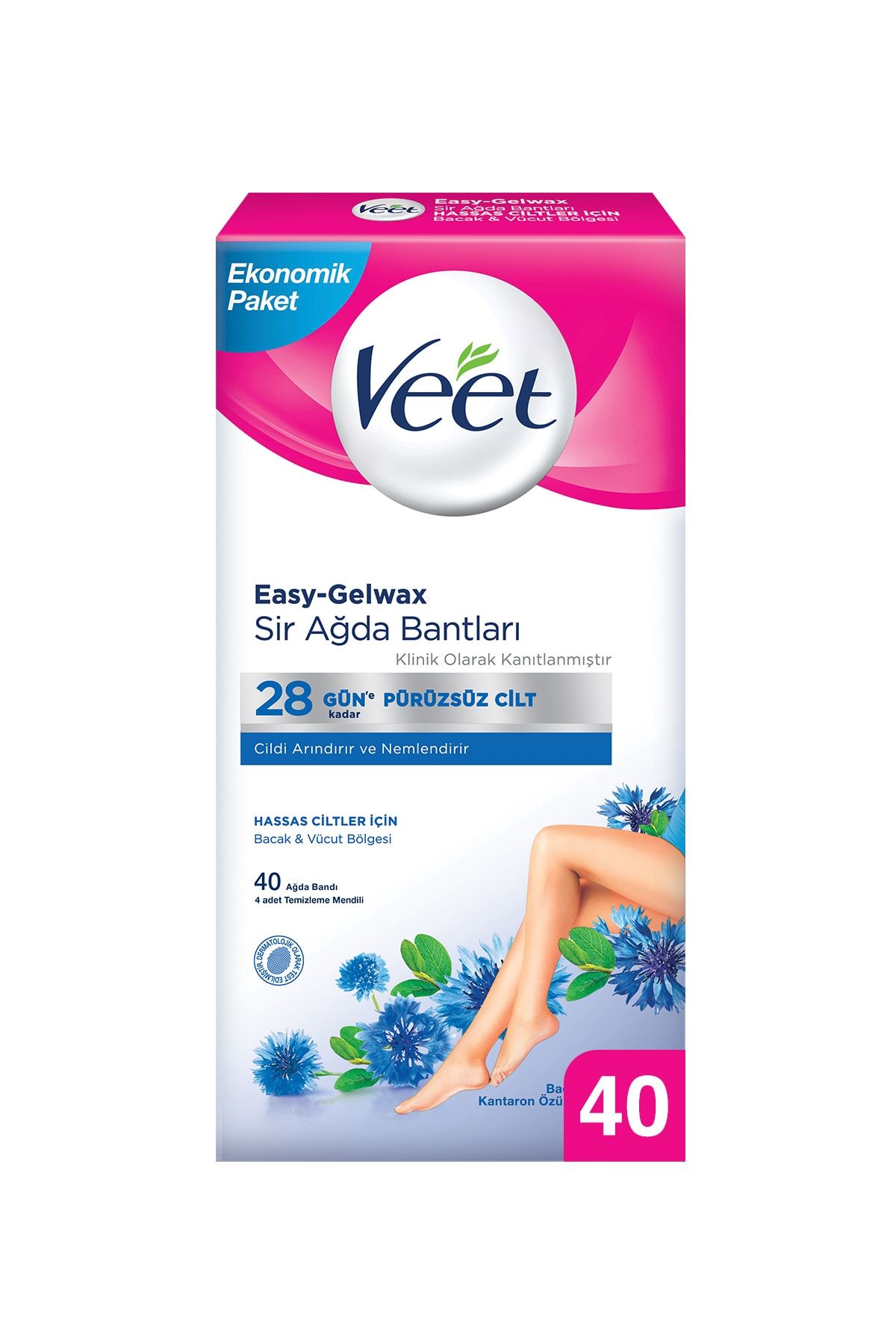 Veet Hassas Ağda Bandı 40'lı