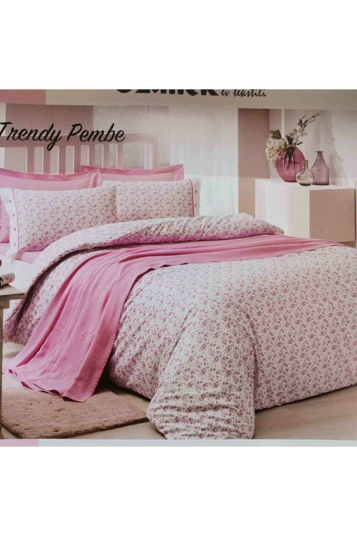 ozdilek pikeli nevresim takimi trendy pembe fiyati yorumlari trendyol