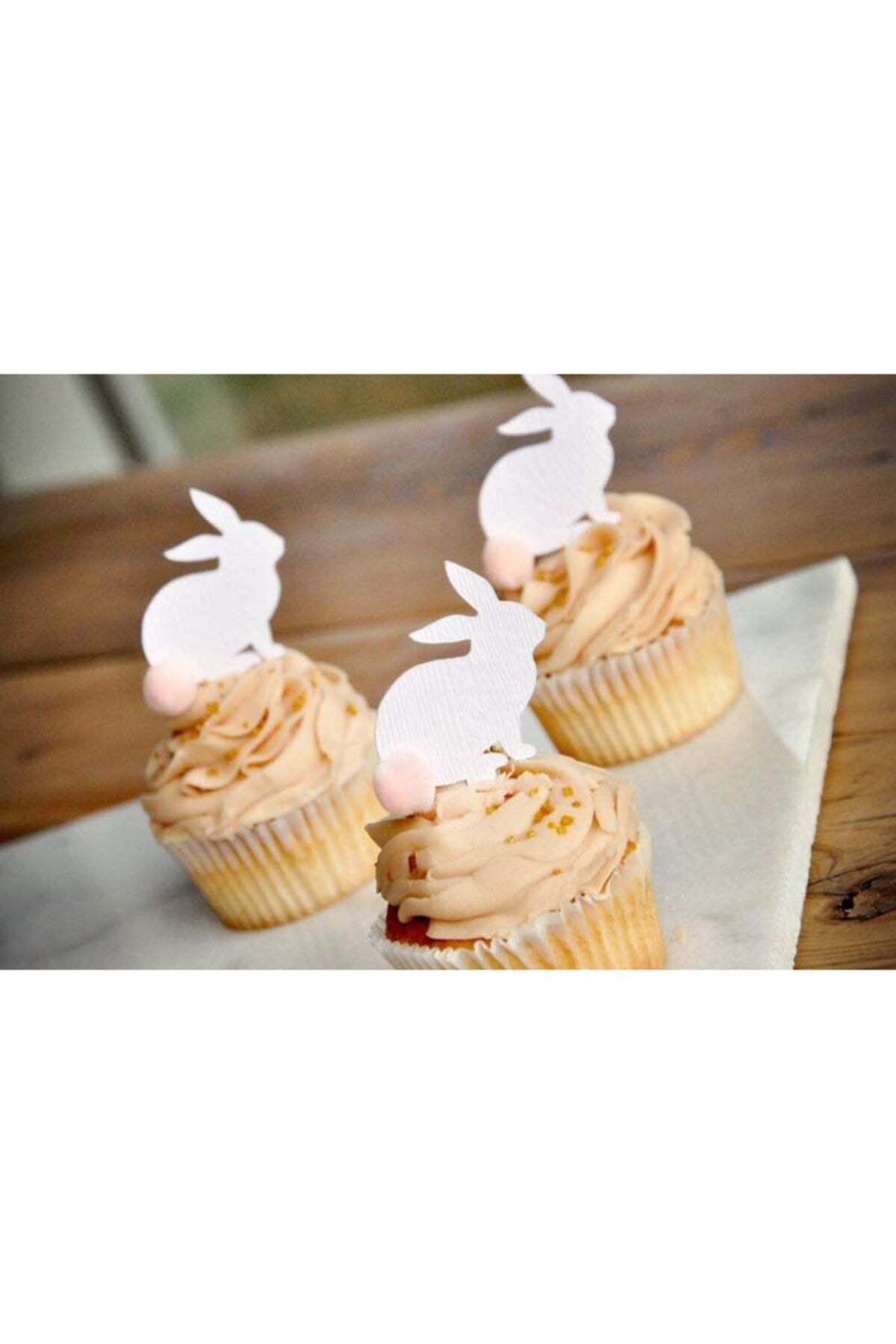 Colorofstory Tavşan Temalı Cupcake Çubuğu  6'lı