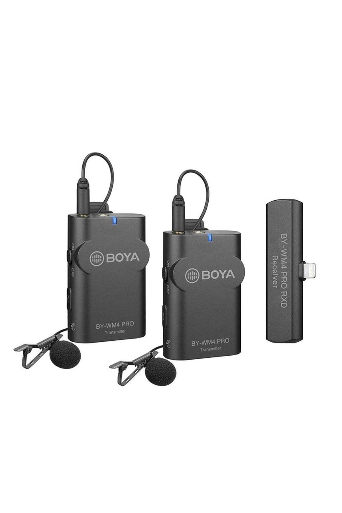 BOYA By-wm4 Pro-k4 Iphoneuyumlu Ikili Kablosuz Mikrofon
