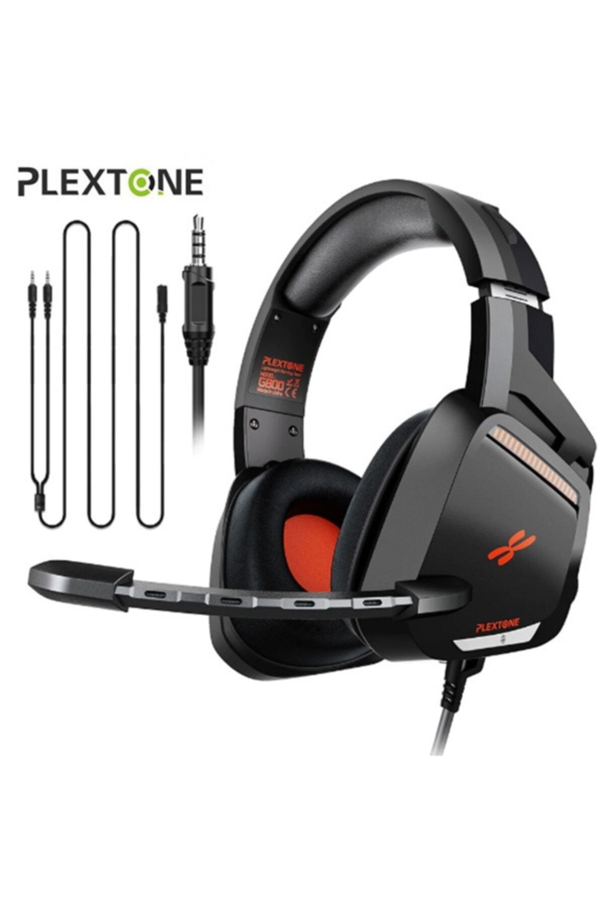PLEXTONE G800 3.5mm Teleskopik Kablolu Gaming Oyuncu Kulaklığı - Siyah