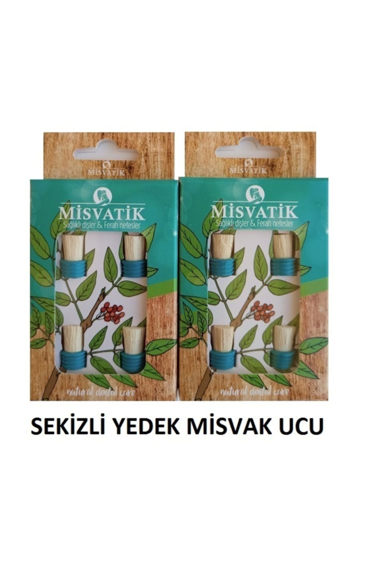 MİSVATİK Sekizli Yedek Misvak Diş Fırçası Ucu