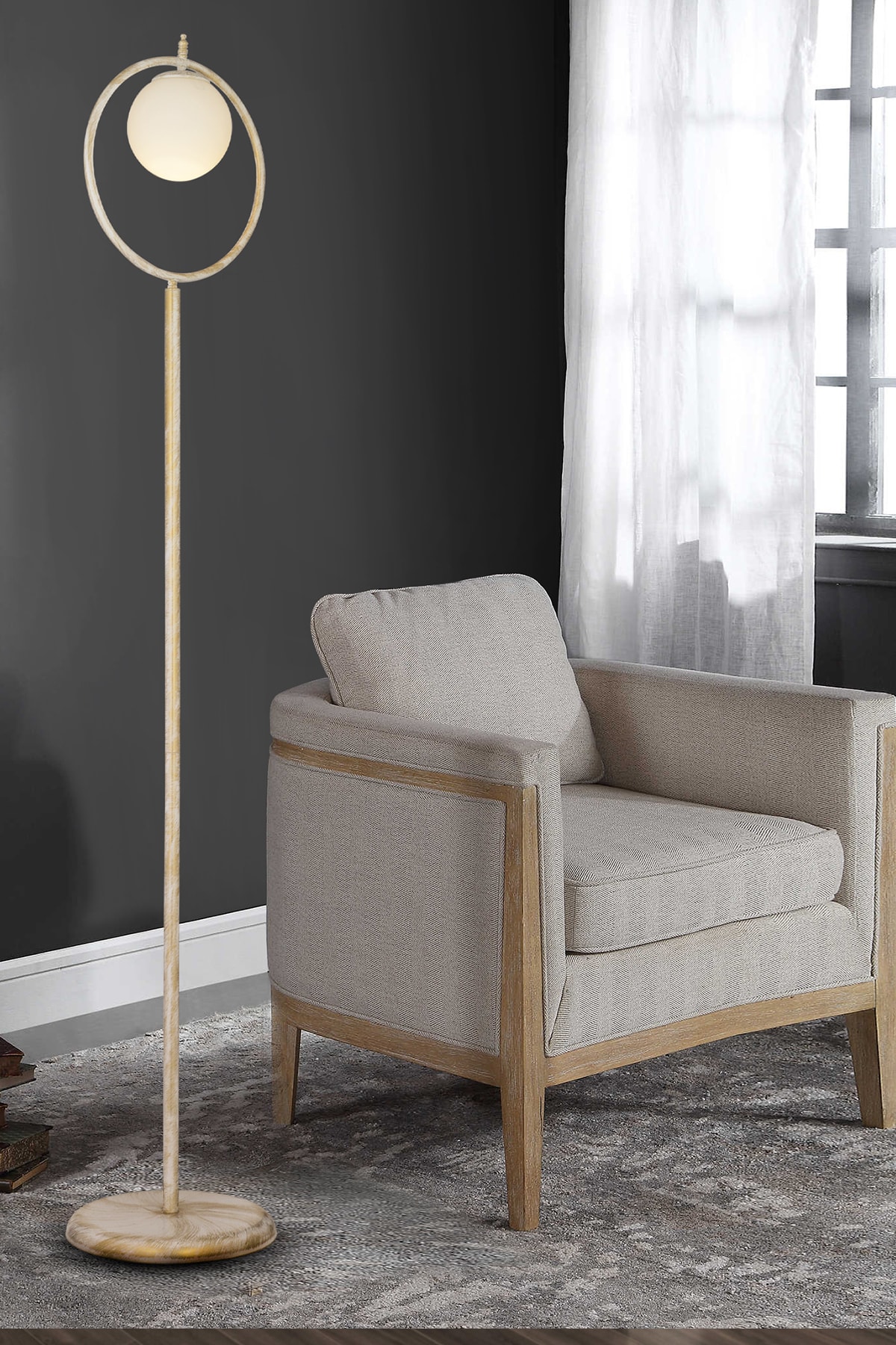 Apliqa Falez Beyaz Silme Tasarım Lambader