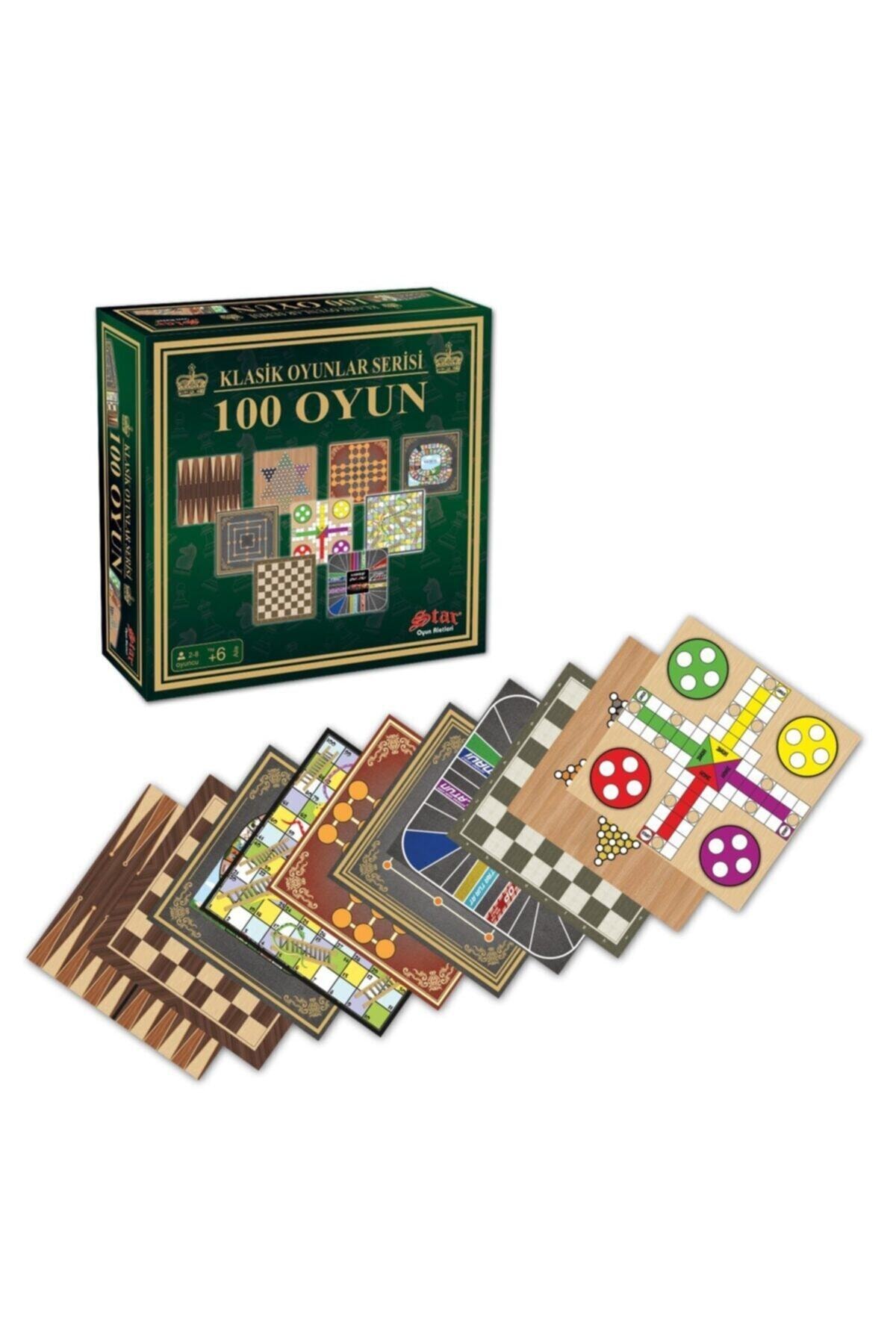 Star 100 Classic Oyun Seti 100 Klasik Oyun Kızma Birader Satranç+