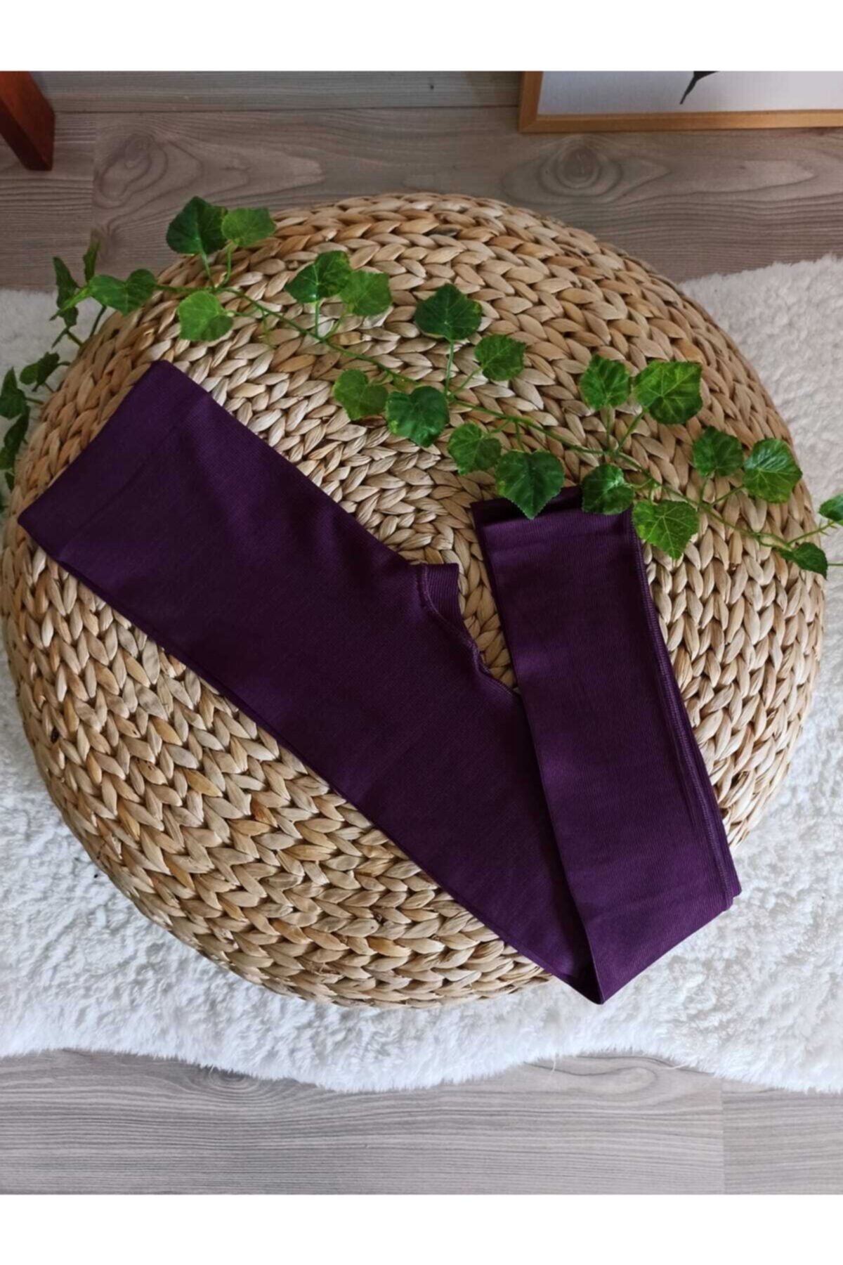 Purple Kadın Eflatun Fitilli Tayt