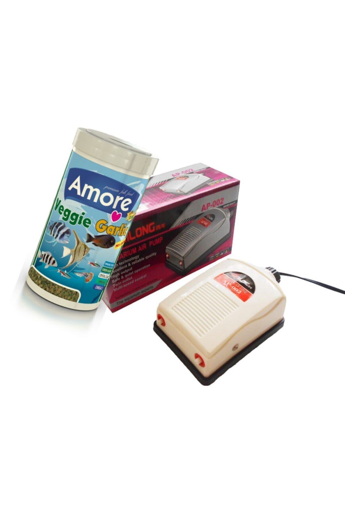 Xilong Ap 002 Çift Çıkışlı Hava Motoru + Amore Veggie Garlic 250ml