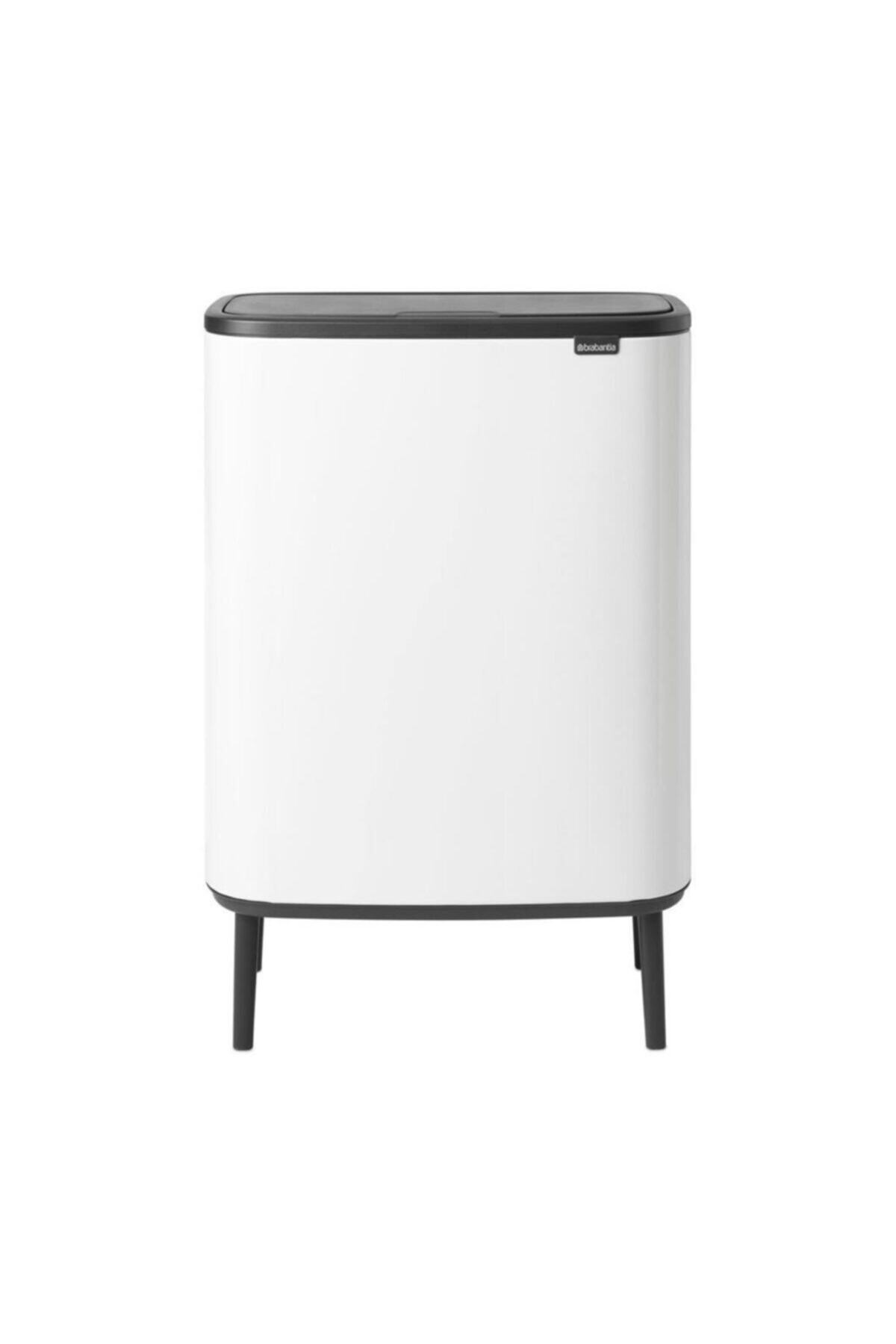 Brabantıa Brabantia Çöp Kutusu Büyük Boy 60 Lt Bo Touch Dokunmatik Kapak Beyaz 130205