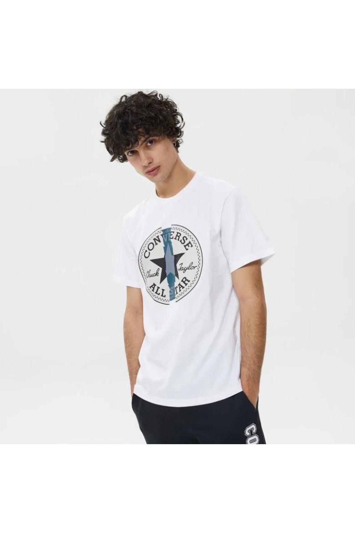 Converse Classic Ss Beyond CP Remix Men s White T Shirt Model