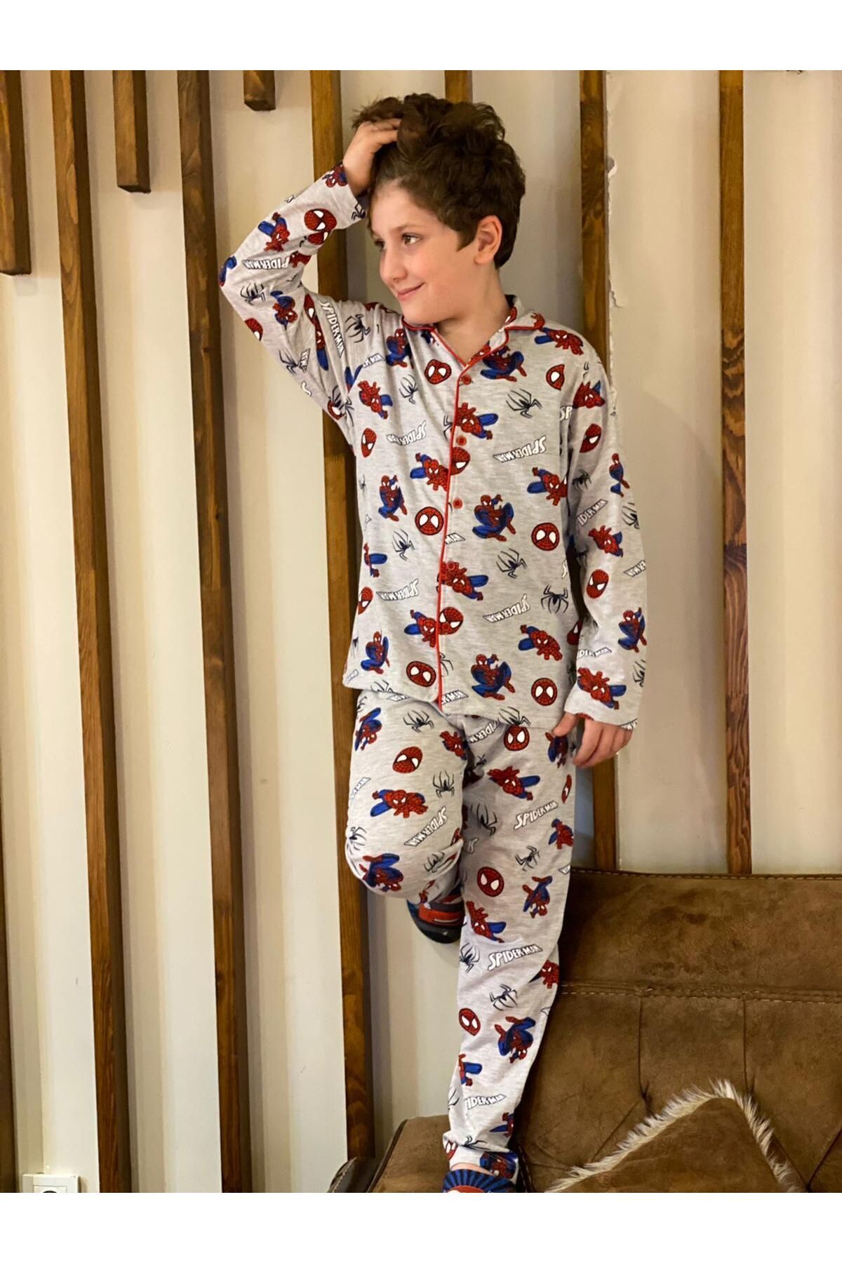 Boys spiderman pajamas store