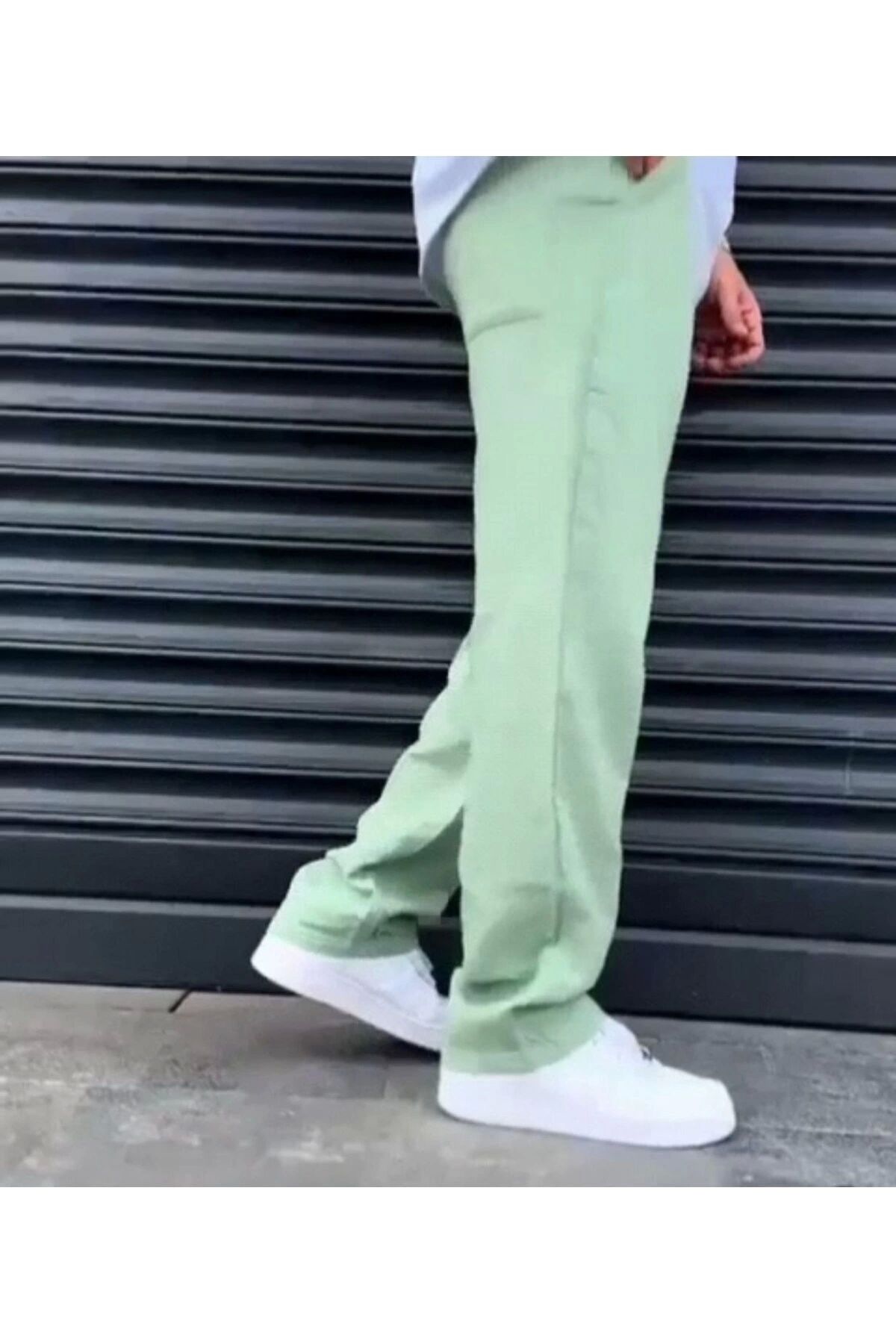 jordan 23 Unisex Green Pocket Linen Overisize Trousers Trendyol