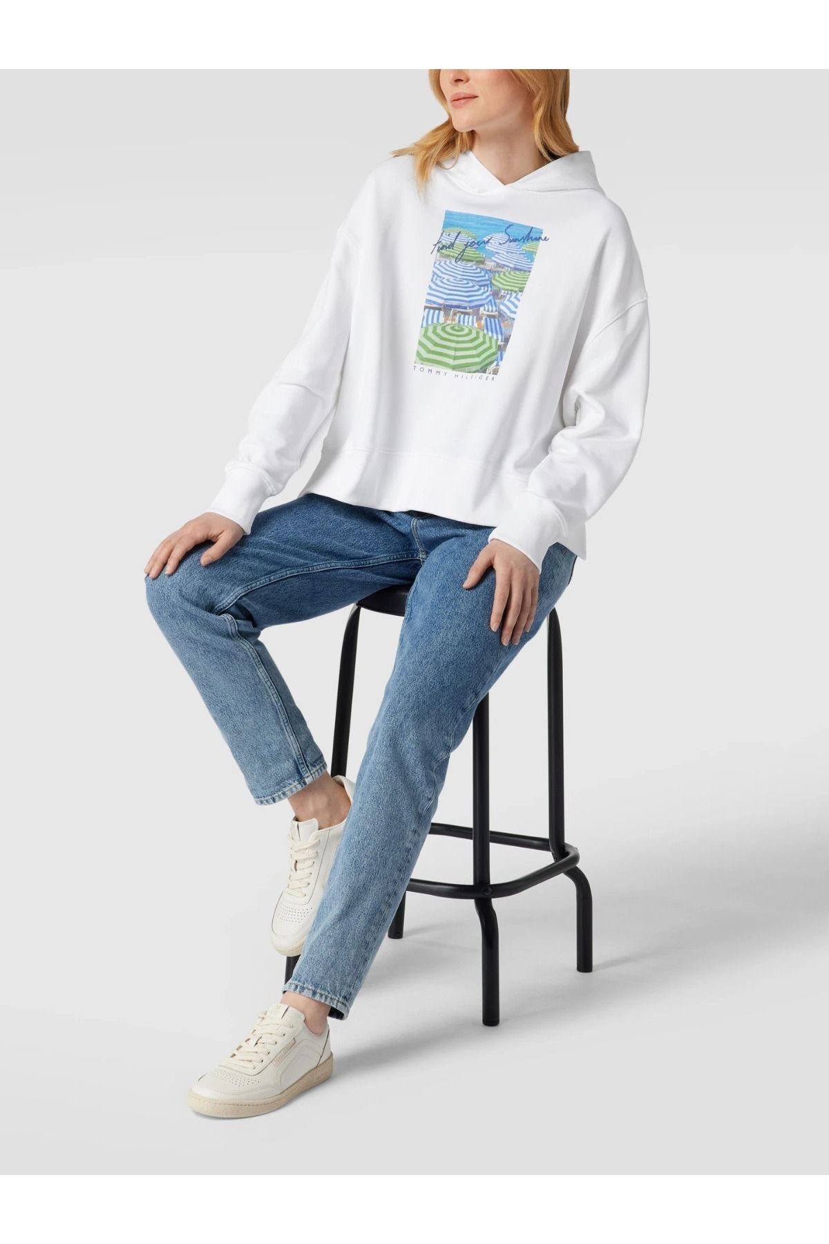 Tommy hilfiger boyfriend logo hoodie new arrivals