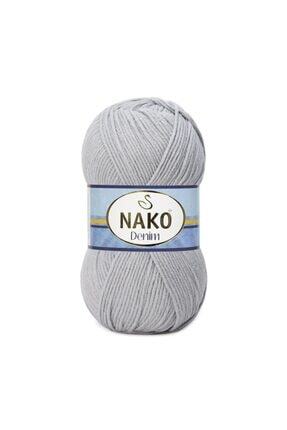 Denim 10070 Açık Gri Cotton El Örgü İpi 100 Gr. Image 0