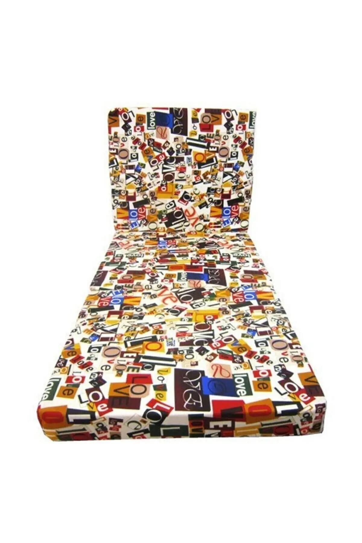 ulbay home collection tek kisilik katlanir yatak sunger yatak minder 70x180 cm love desen fiyati yorumlari trendyol